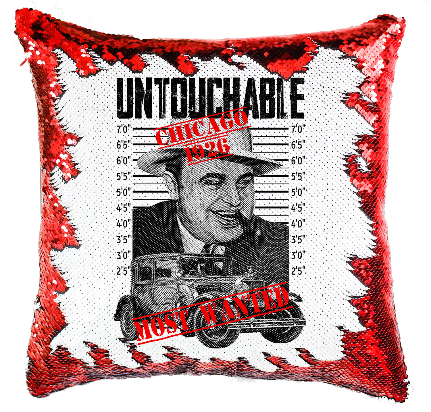 Al Capone Simiflitteres Párnahuzat