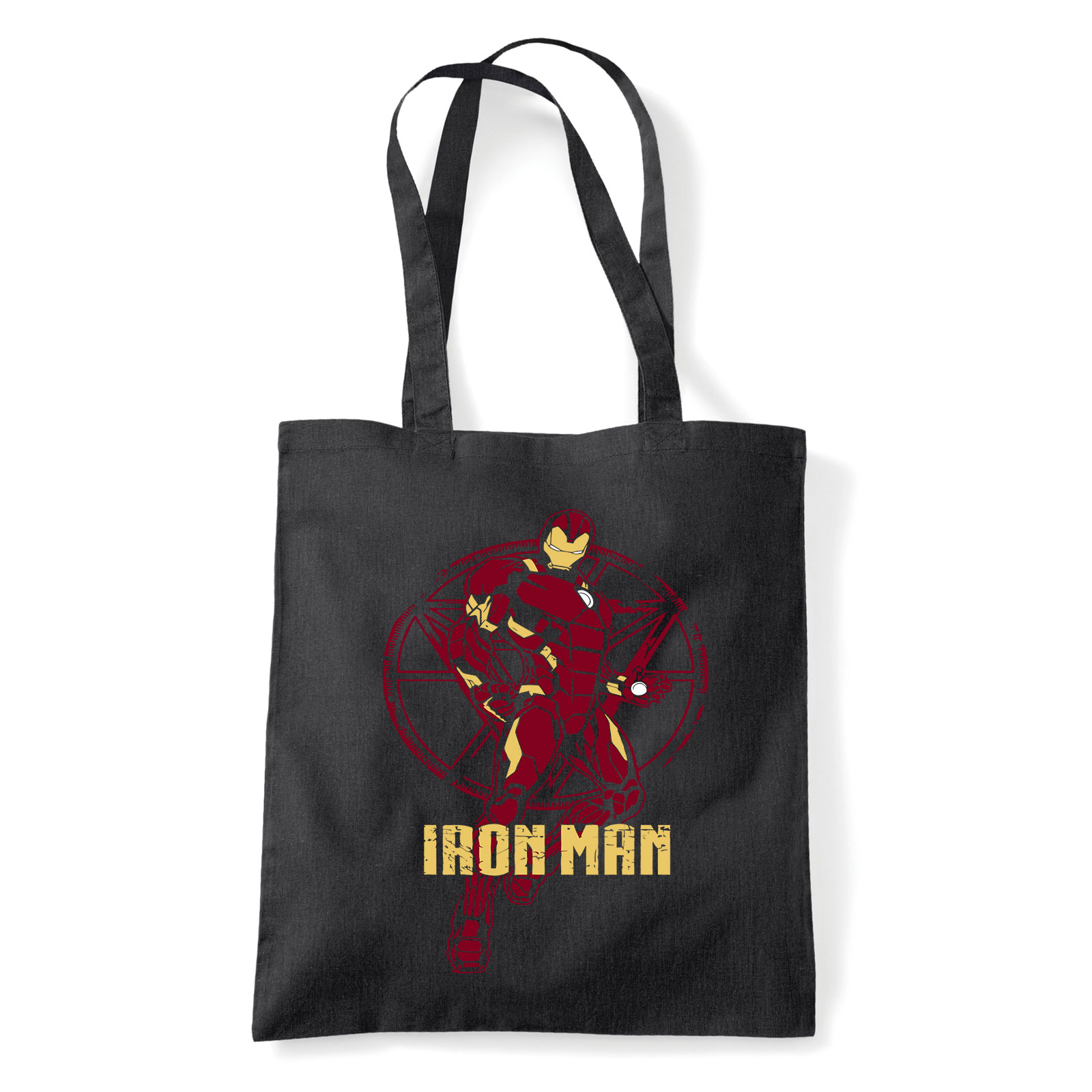 Vasember Bosszúállók Avengers Fekete Shopper Vászontáska