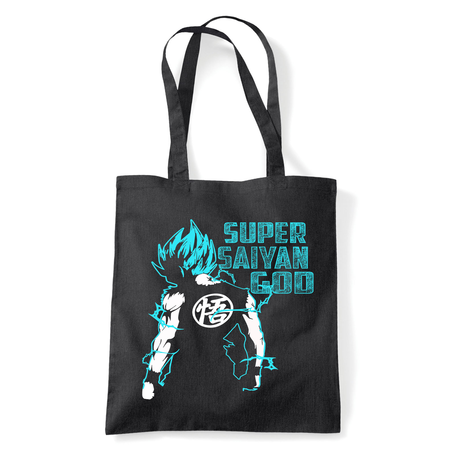 Dragon Ball Son Goku Fekete Shopper Vászontáska