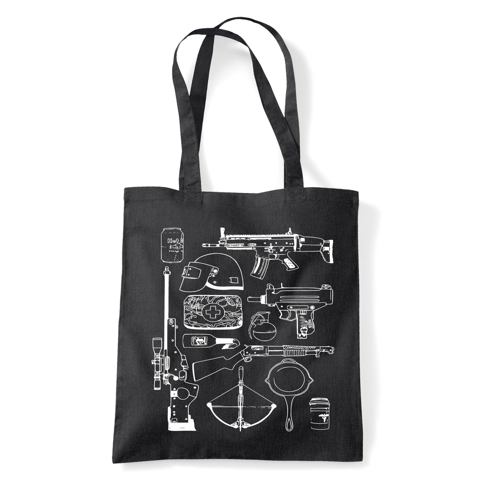 pubg gamer Fekete Shopper Vászontáska