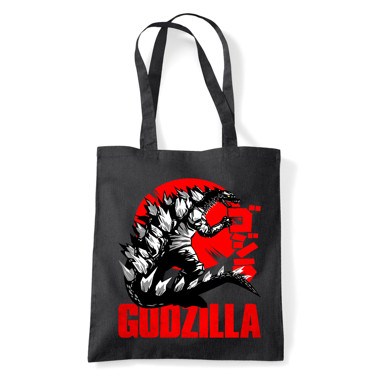 Godzilla Fekete Shopper Vászontáska