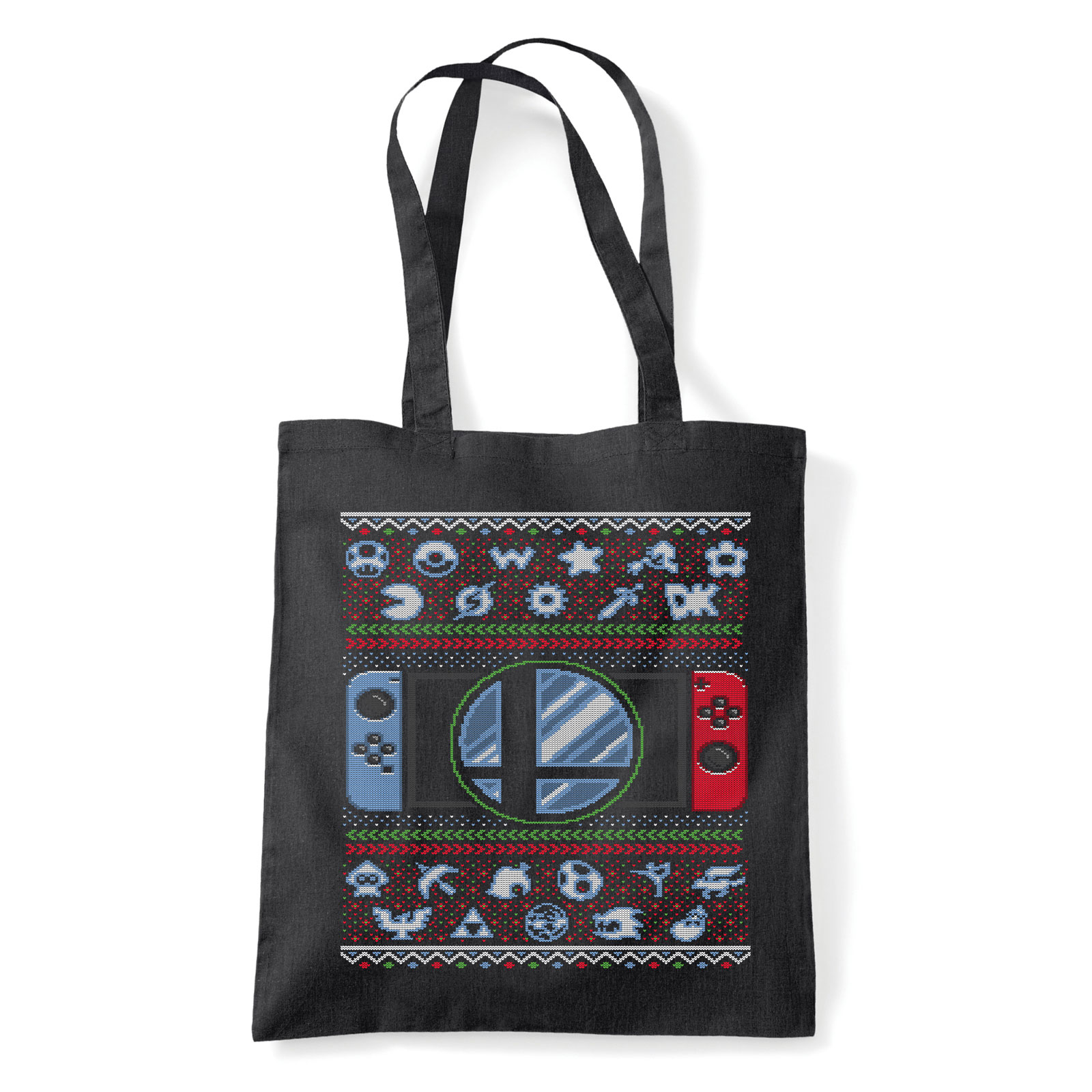 Nintendo Fekete Shopper Vászontáska