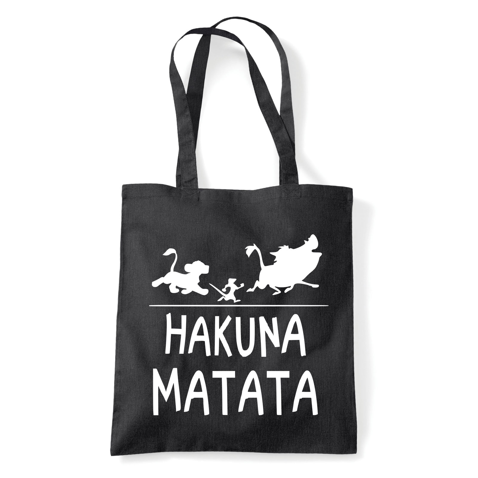 hakuna matata oroszlánkirály Fekete Shopper Vászontáska