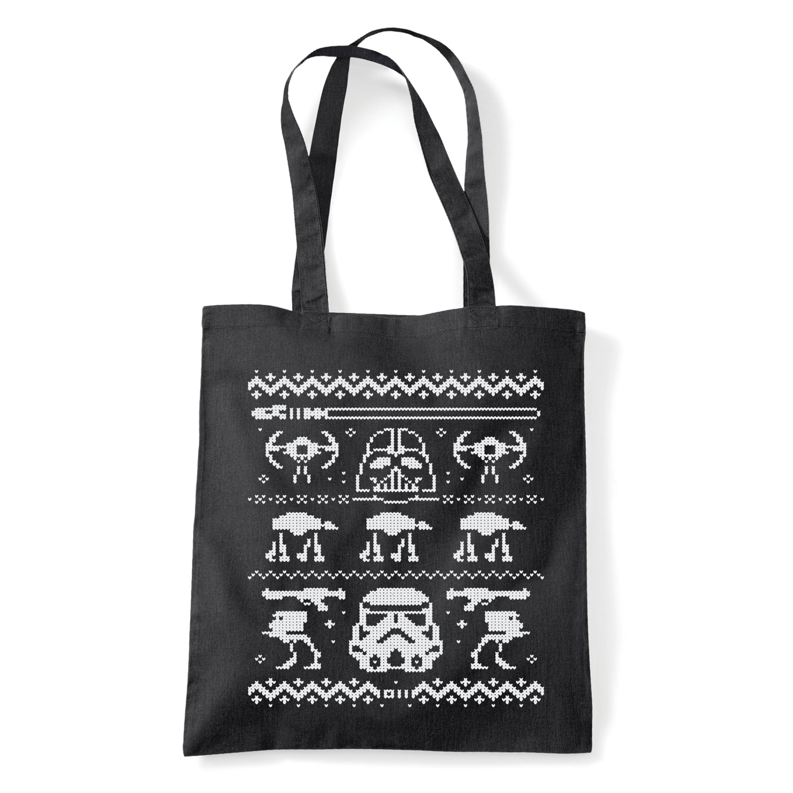 star wars darth vader karácsony pulcsi Fekete Shopper Vászontáska