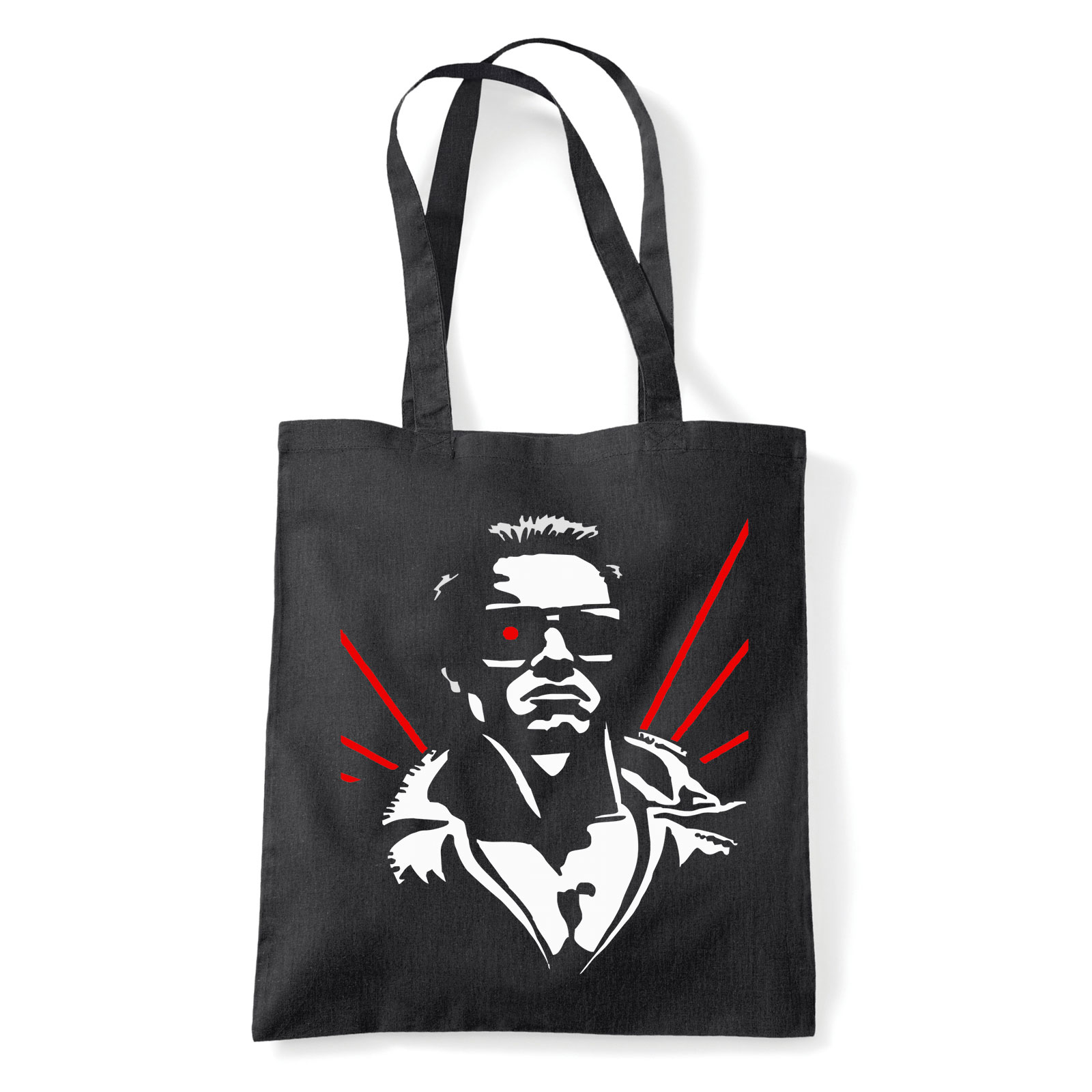 Terminator arnold schwarzenegger Fekete Shopper Vászontáska