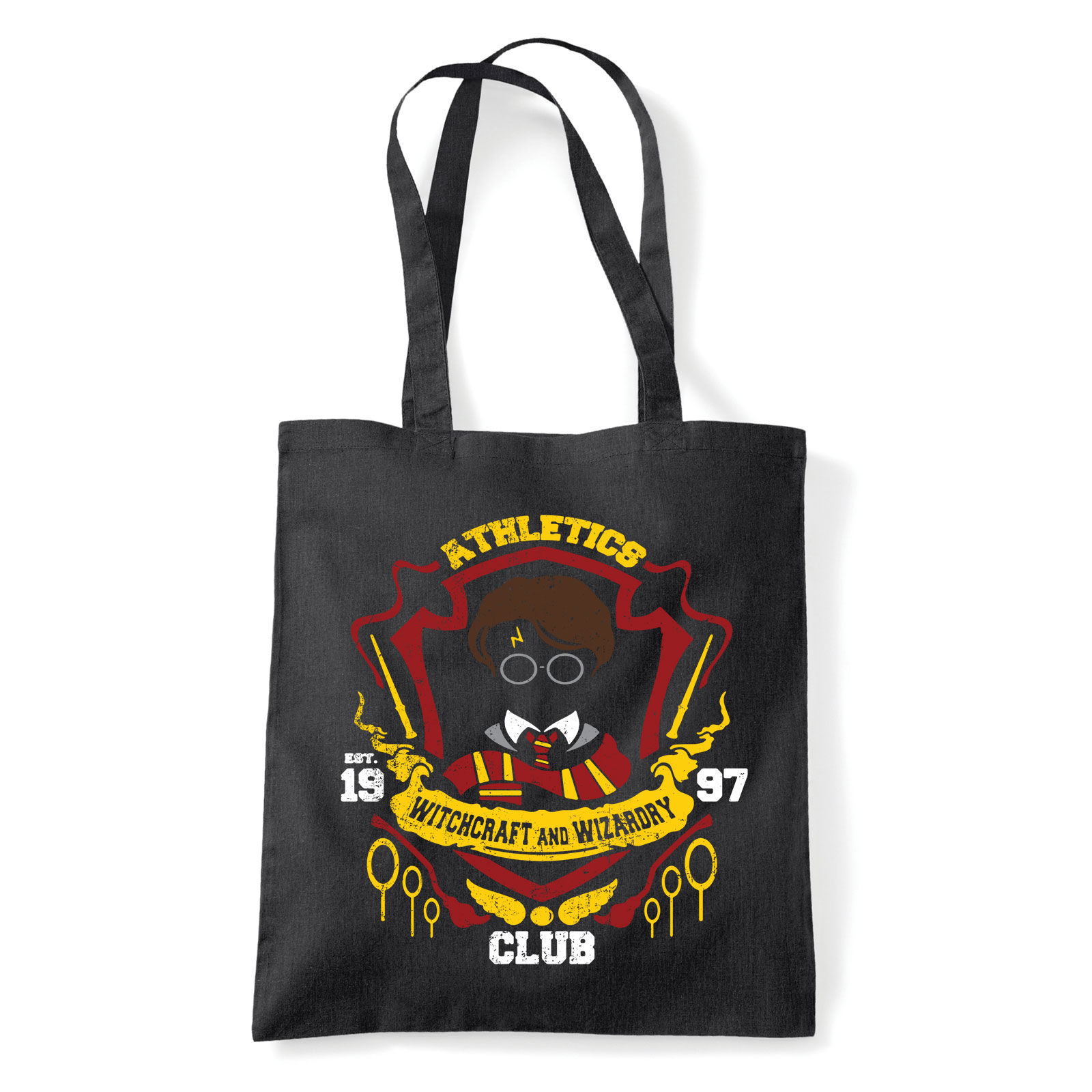 harry potter atlétika atletika Fekete Shopper Vászontáska