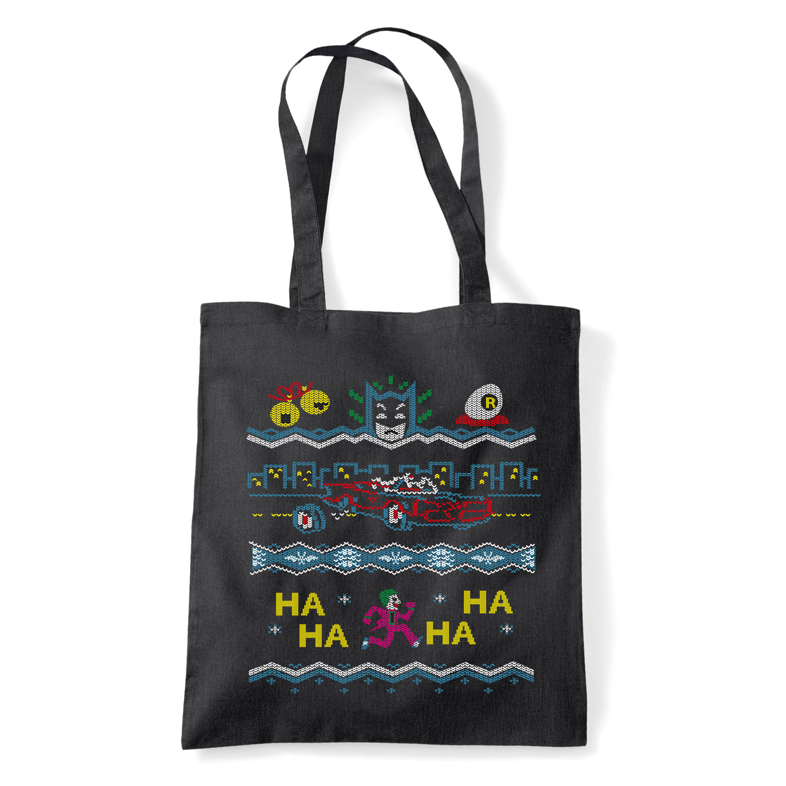 batman joker gotham Fekete Shopper Vászontáska
