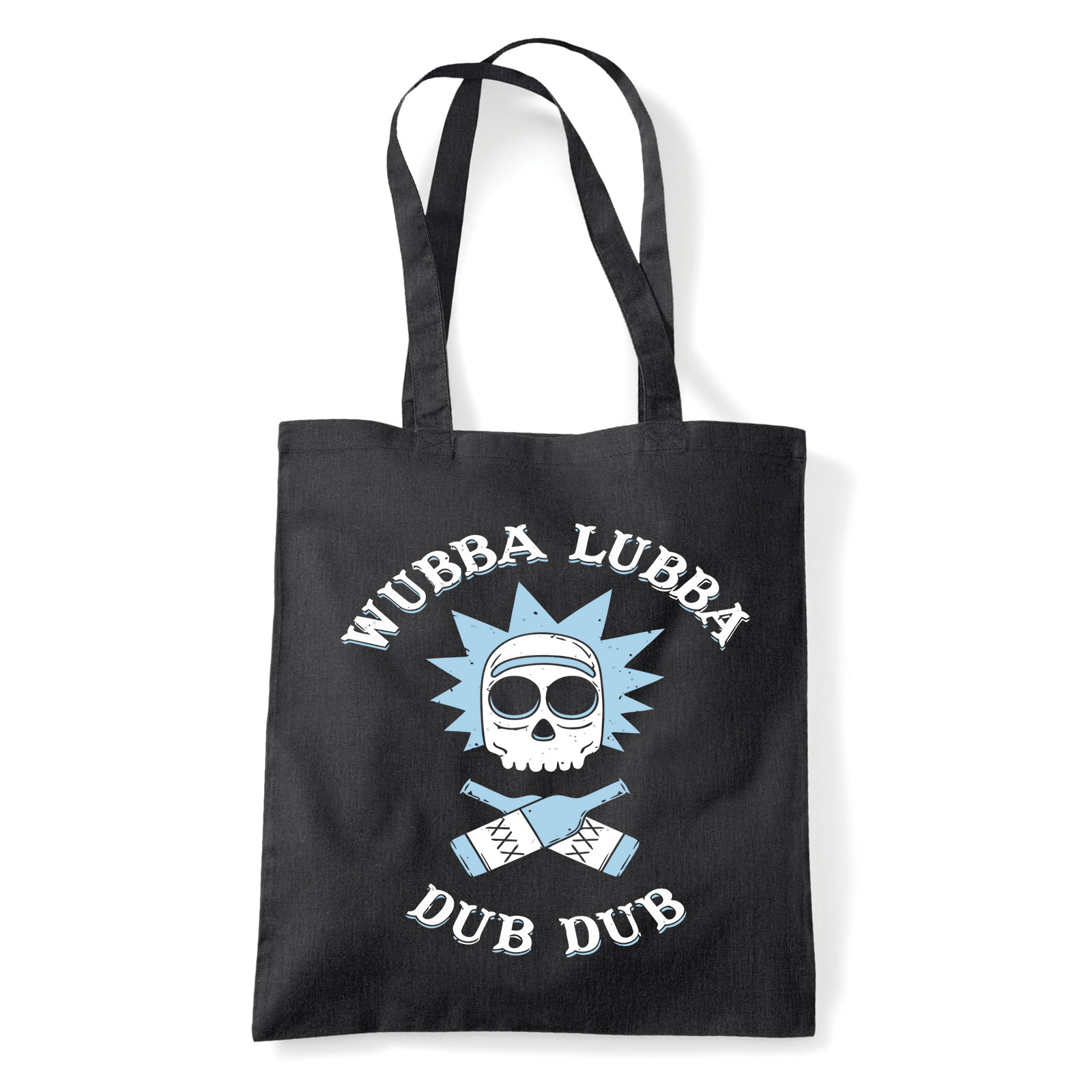 rick és morty Fekete Shopper Vászontáska
