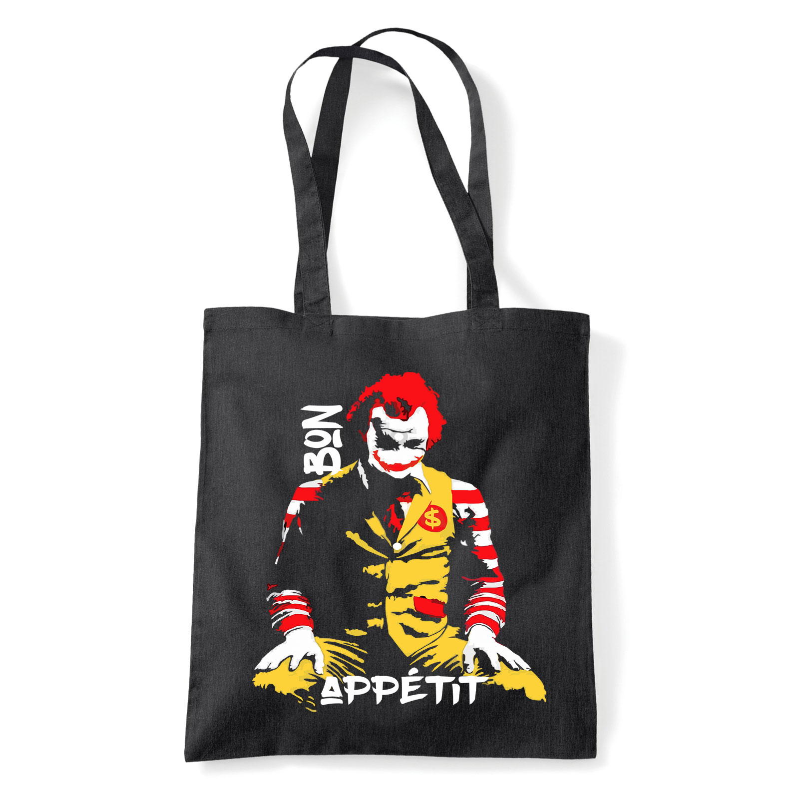 ronald mcdonald joker Fekete Shopper Vászontáska