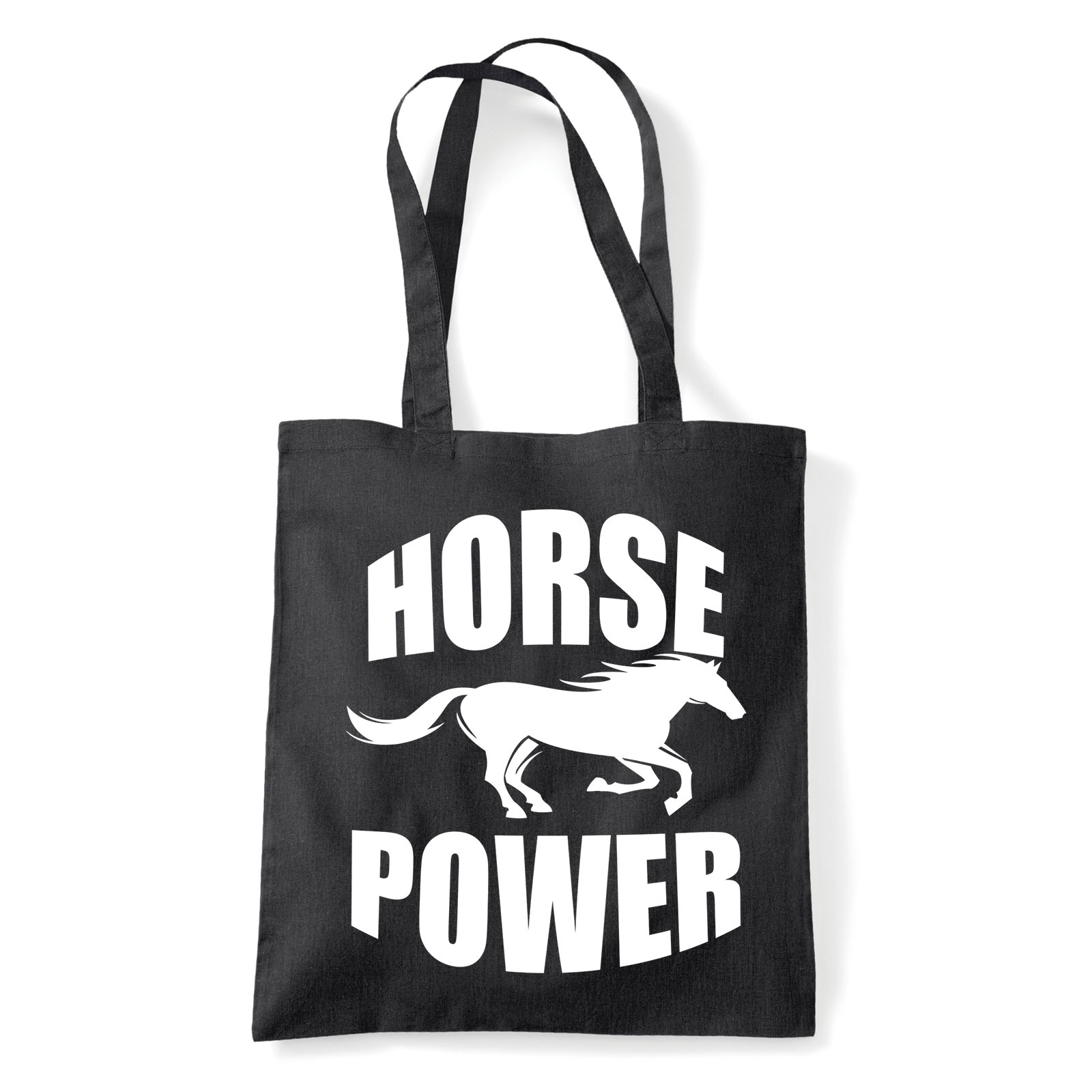 ló lovas lóerő Fekete Shopper Vászontáska