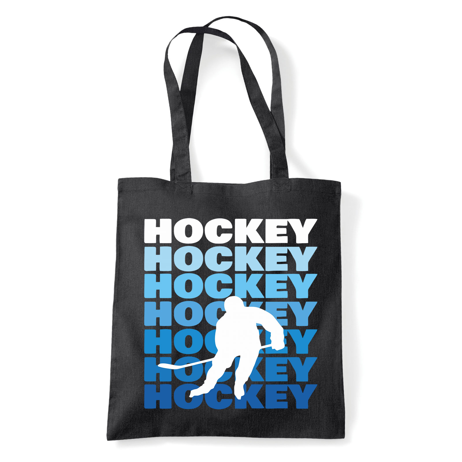 hockey hokis Fekete Shopper Vászontáska