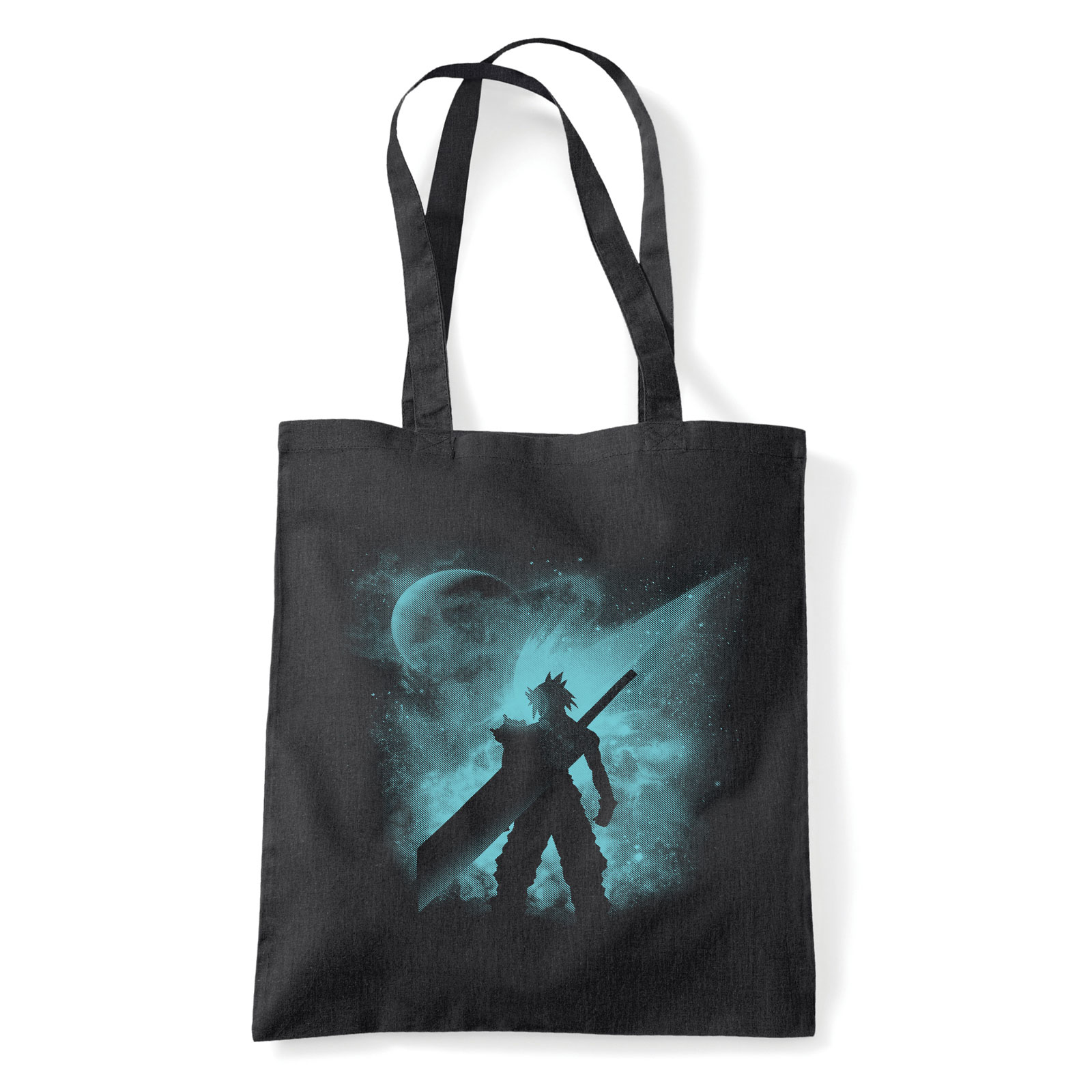 final fantasy Fekete Shopper Vászontáska