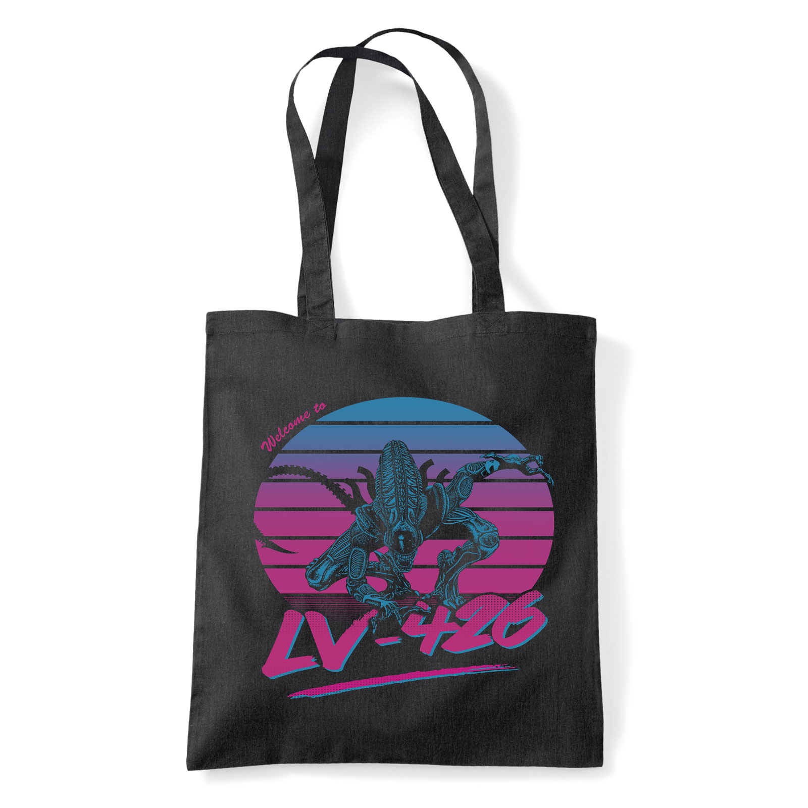 alien Fekete Shopper Vászontáska