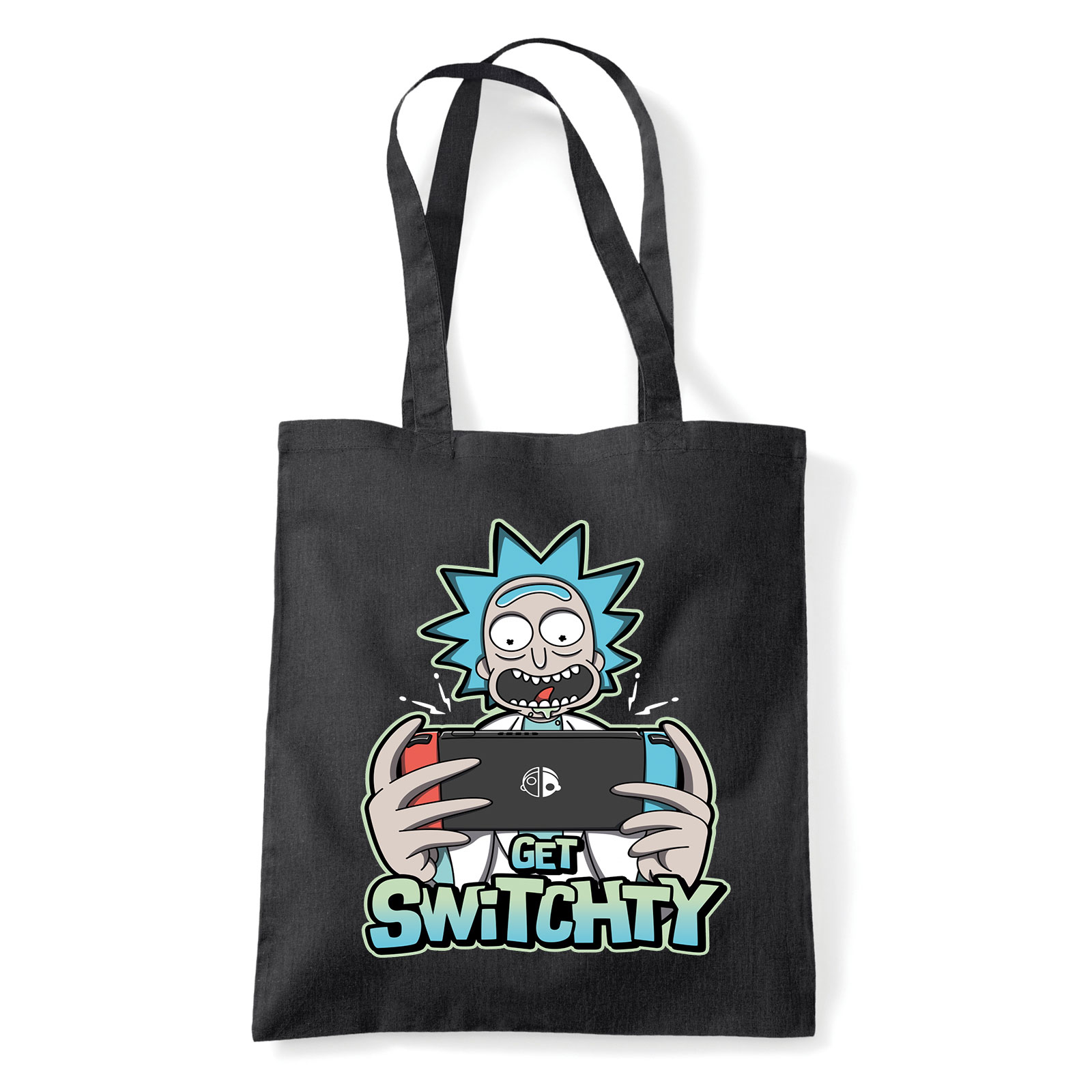 rick és morty Fekete Shopper Vászontáska