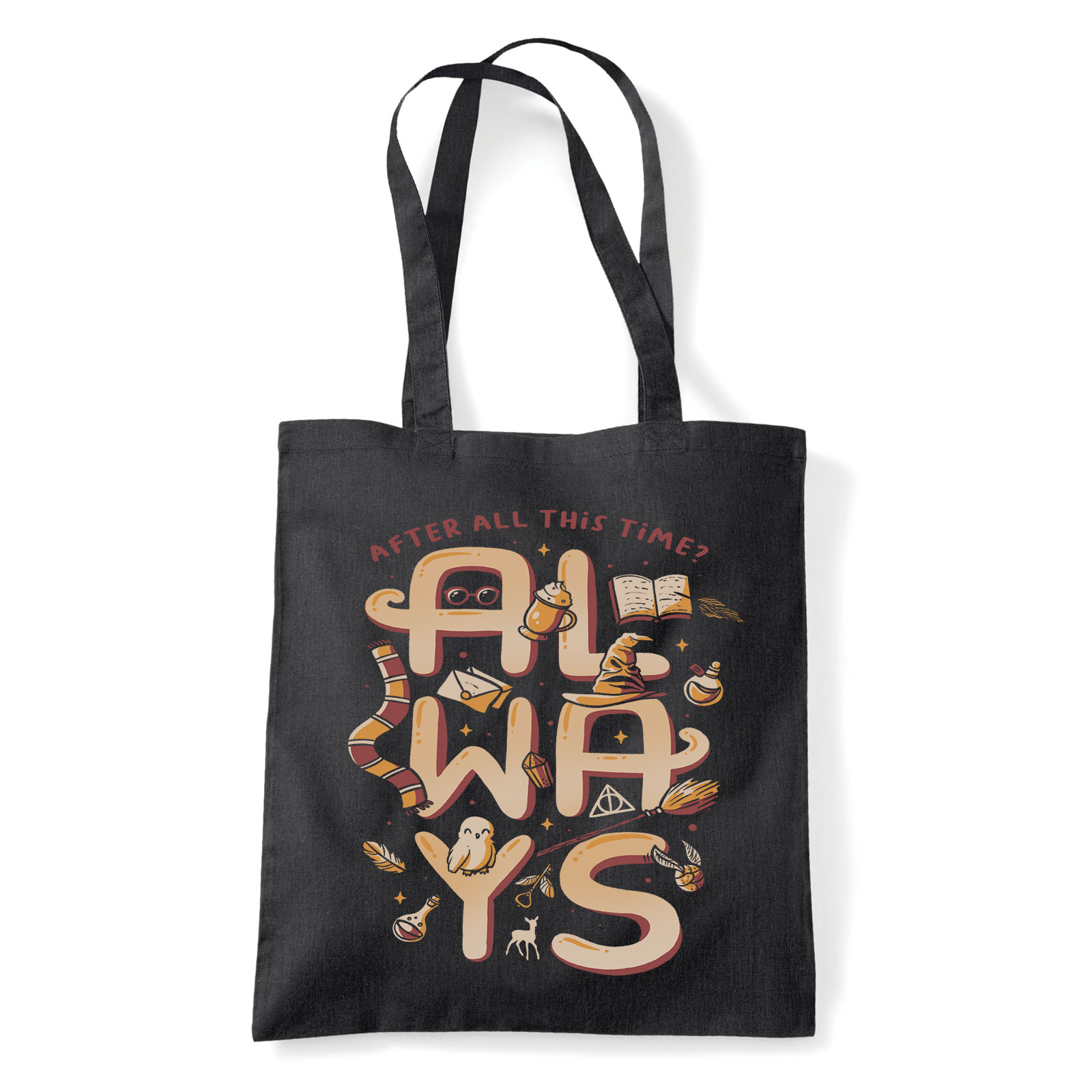 harry potter after all this time Fekete Shopper Vászontáska