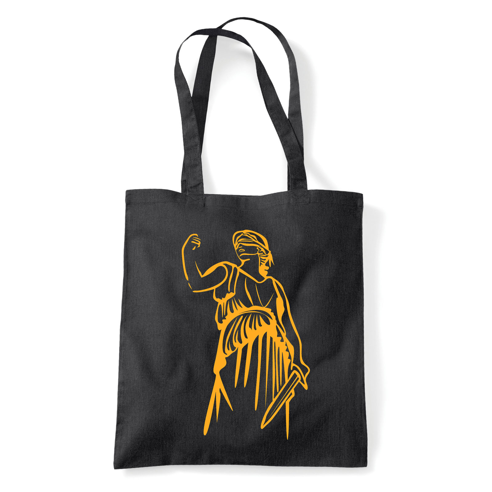 lady justice igazság ügyvéd Fekete Shopper Vászontáska