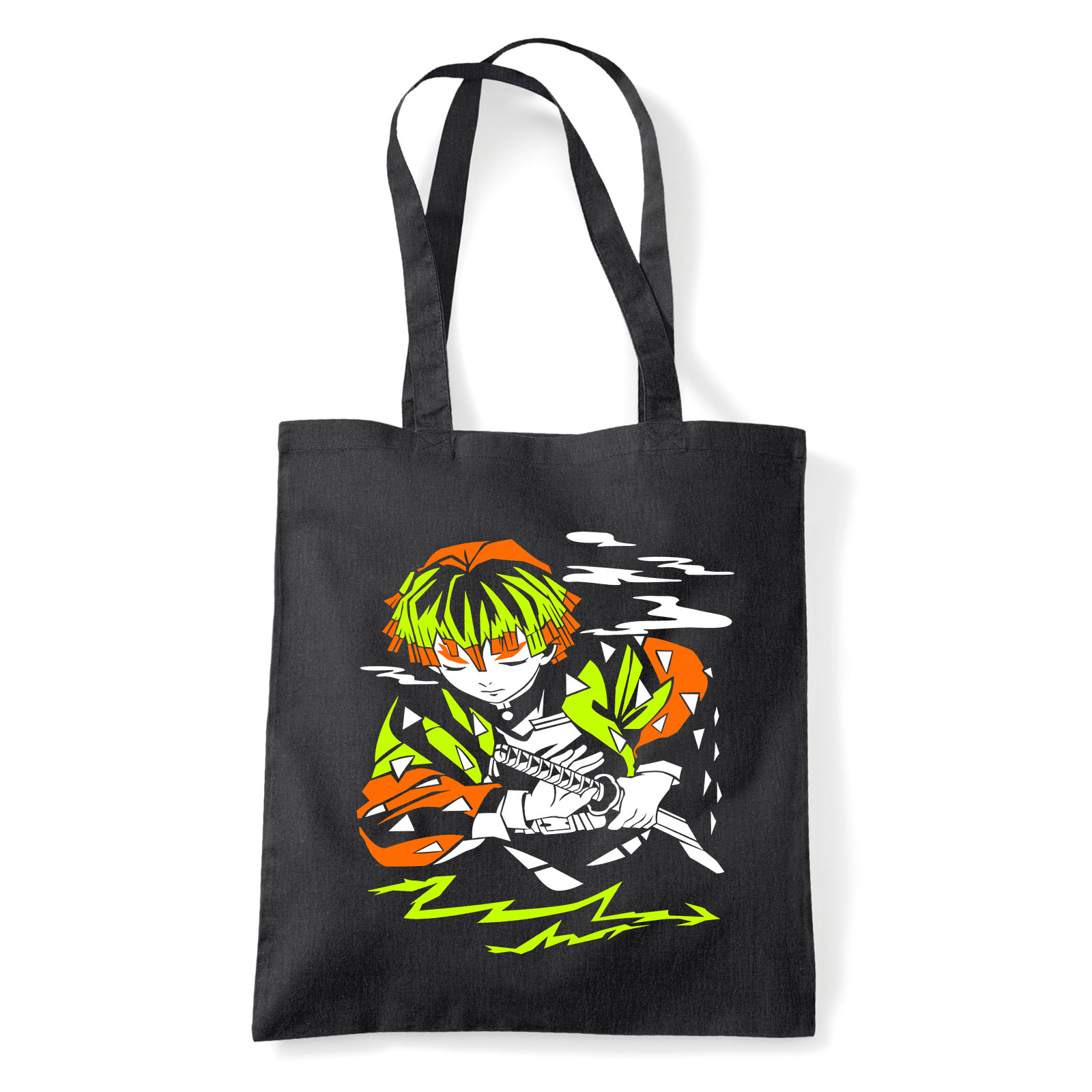 zenitsu demon slayer Fekete Shopper Vászontáska