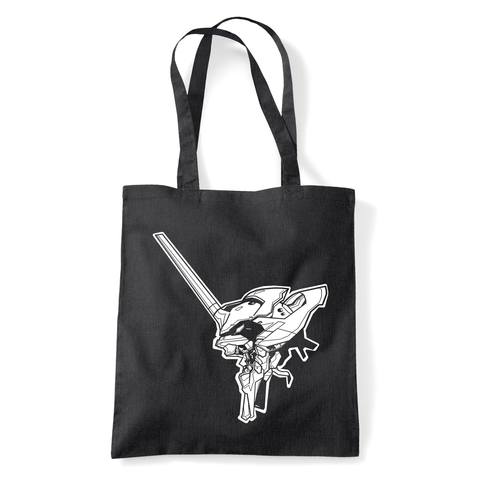 evangelion Fekete Shopper Vászontáska