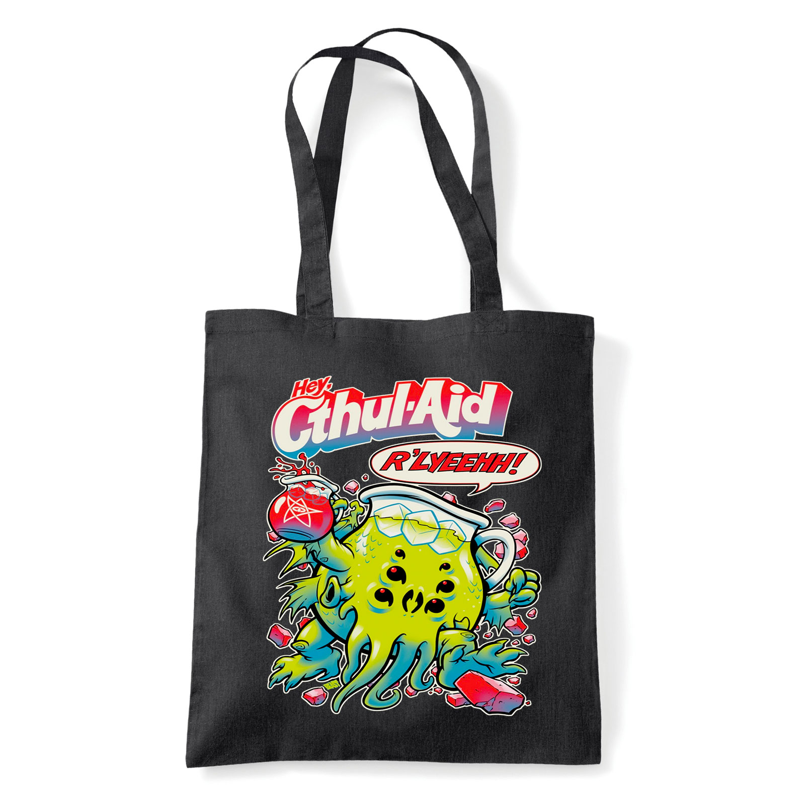 cthulhu chutulu hp lovecraft kool aid Fekete Shopper Vászontáska