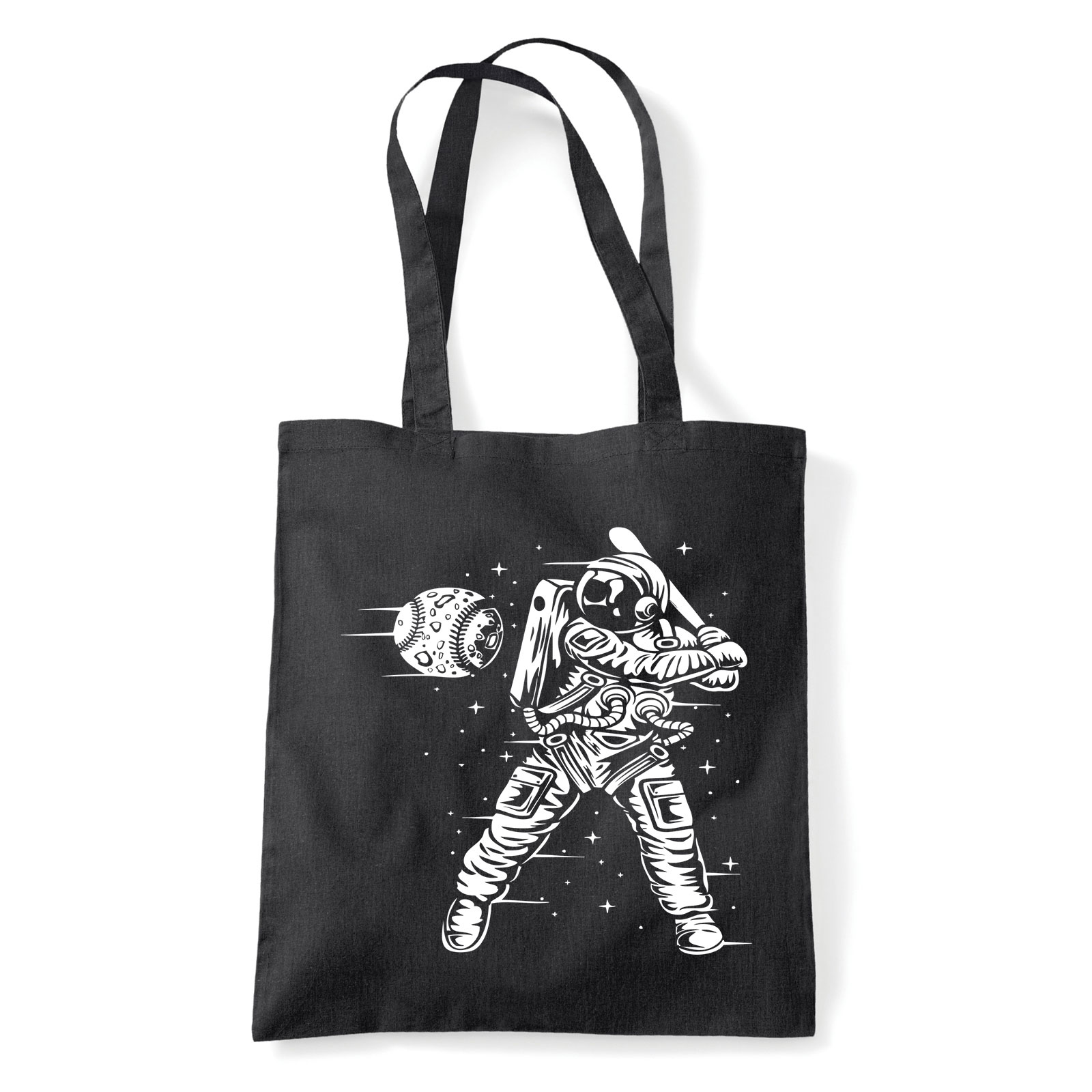 űrhajós asztronauta Fekete Shopper Vászontáska