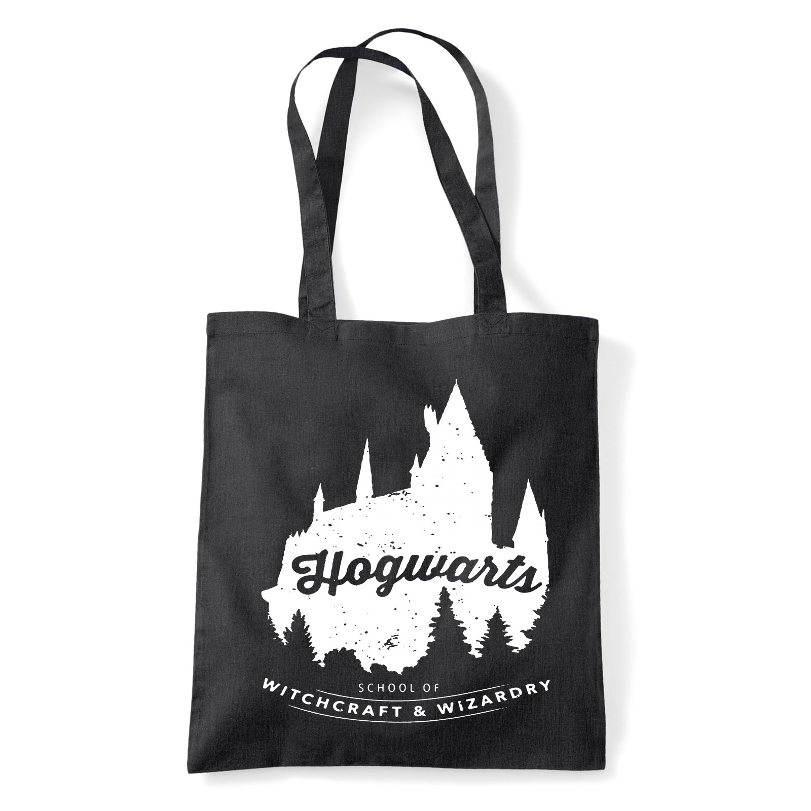 harry potter roxfort hogwarts Fekete Shopper Vászontáska
