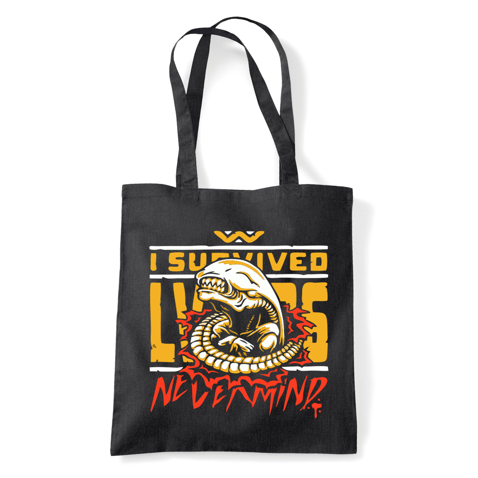 alien has túléltem Fekete Shopper Vászontáska