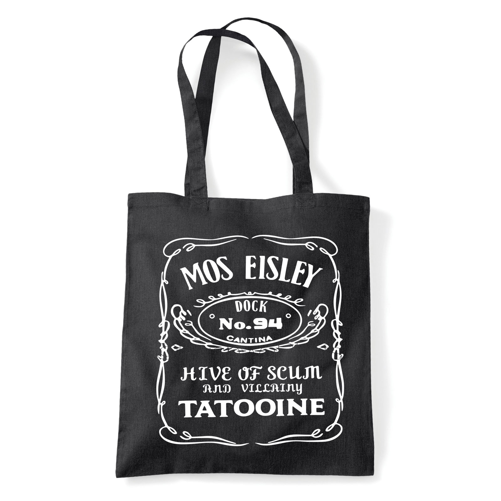 star wars mos eisley tatooine Fekete Shopper Vászontáska