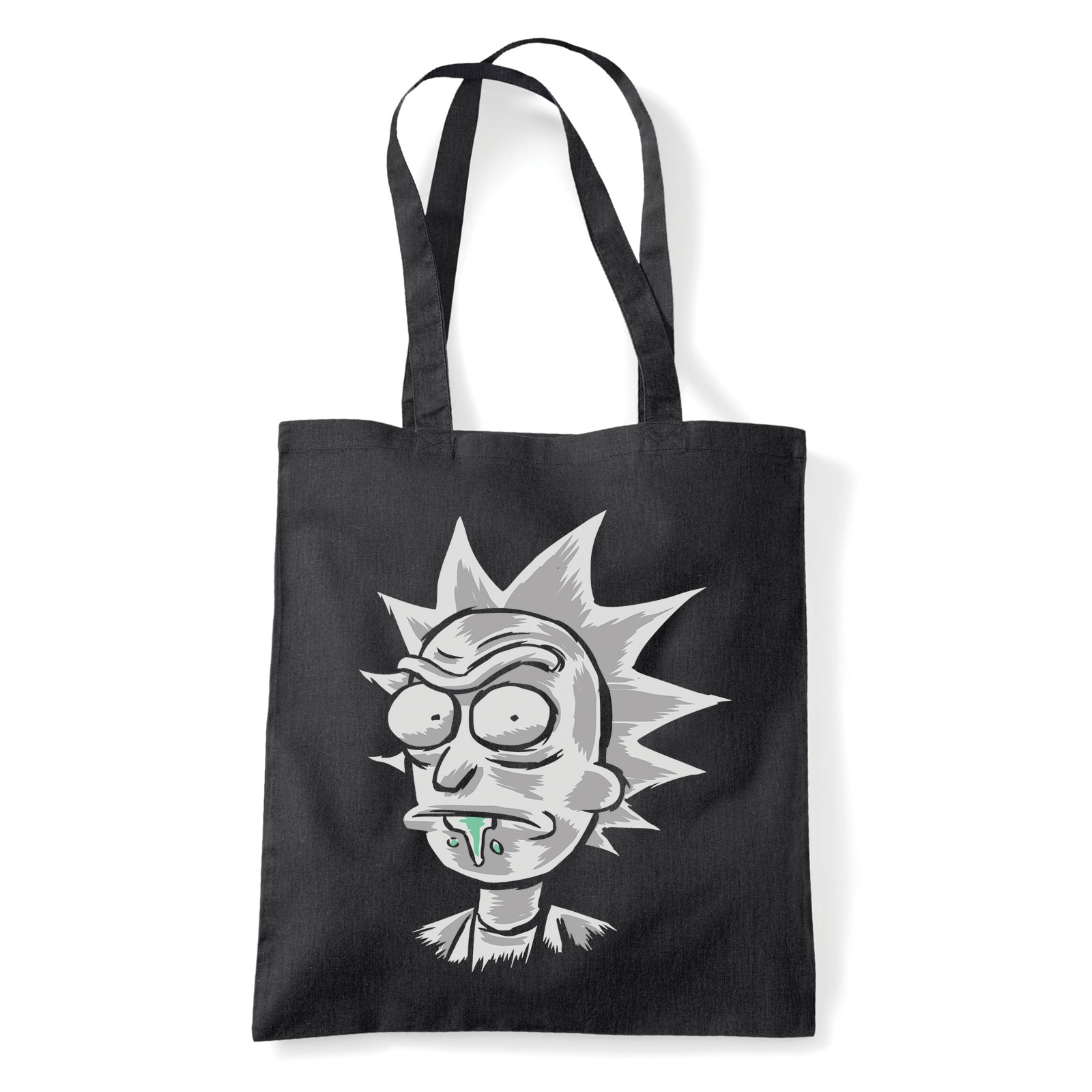 rick és morty Fekete Shopper Vászontáska