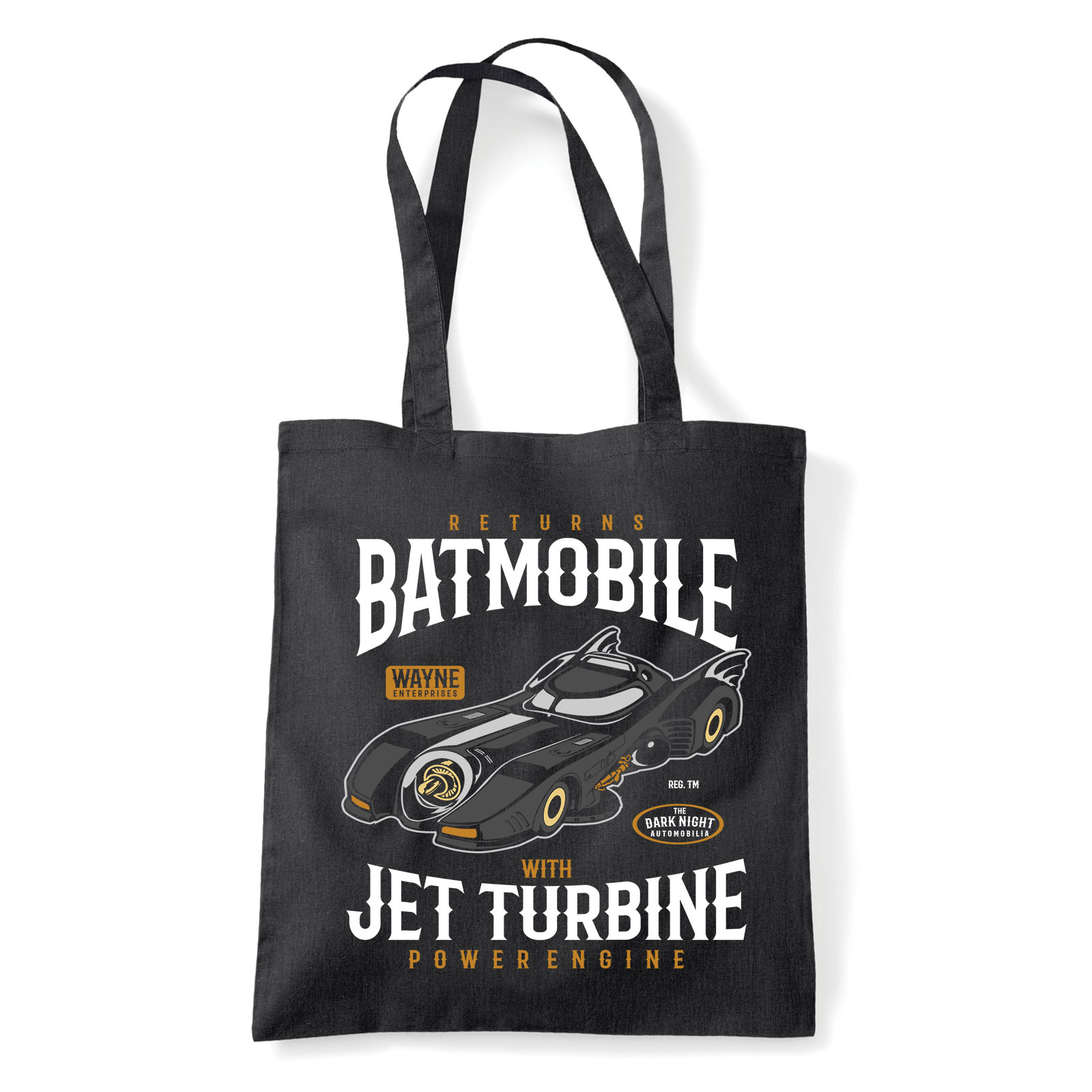 batmobile batman Fekete Shopper Vászontáska