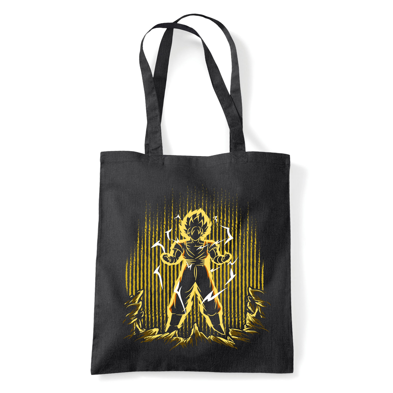 dragon ball son goku Fekete Shopper Vászontáska