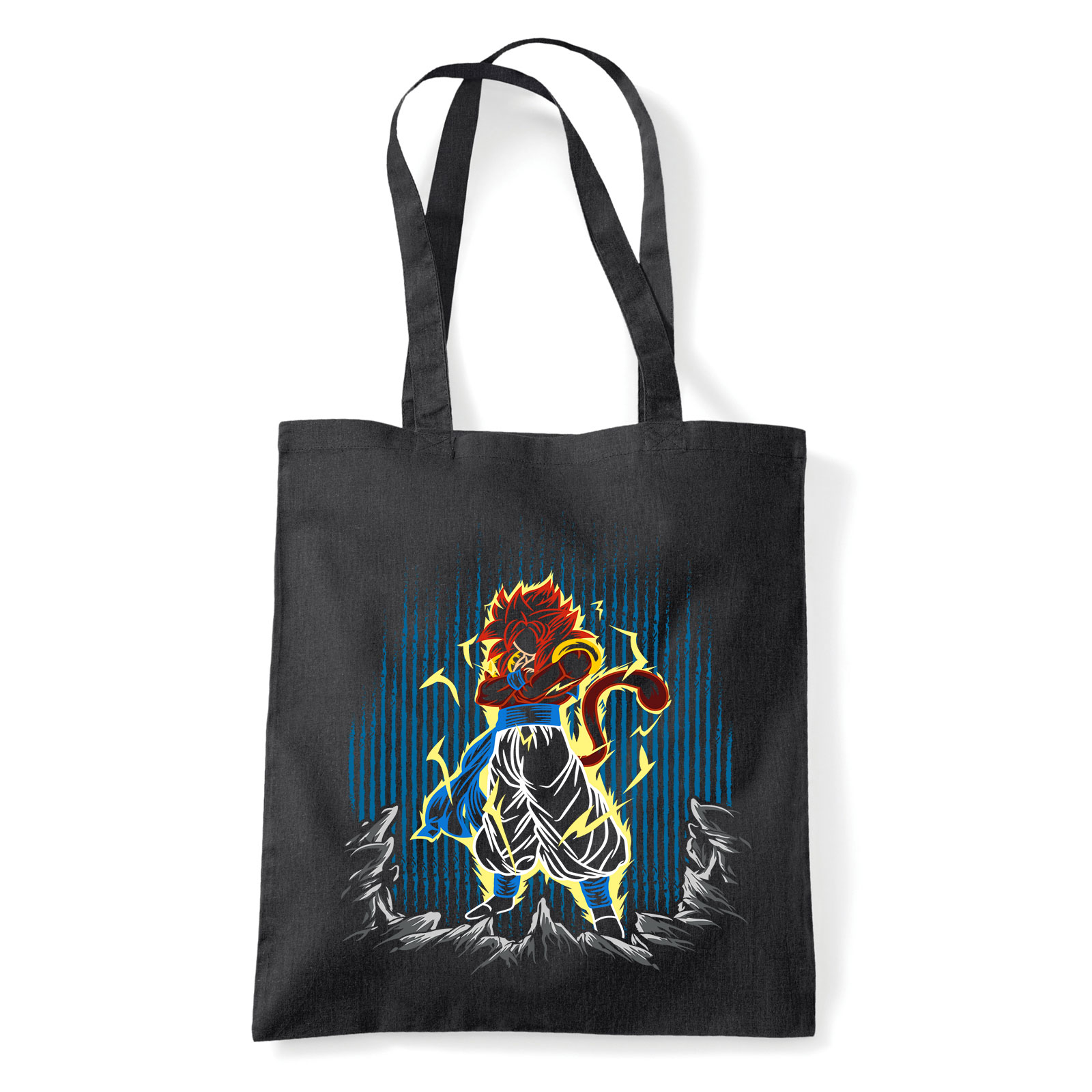 dragon ball son goku Fekete Shopper Vászontáska