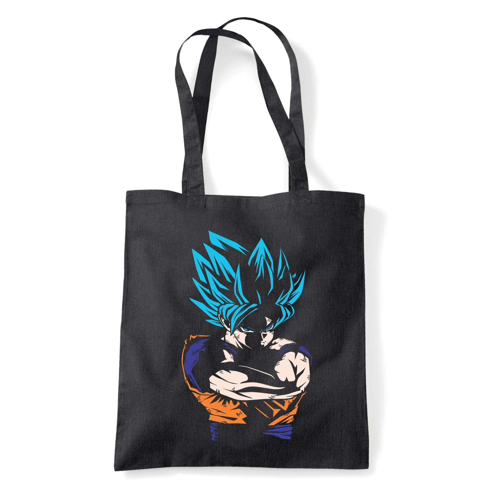 son goku dragon ball Fekete Shopper Vászontáska
