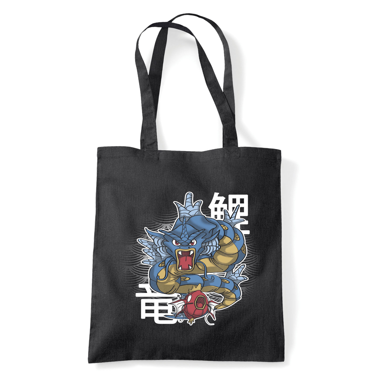 pokermon gyarados magicarp Fekete Shopper Vászontáska