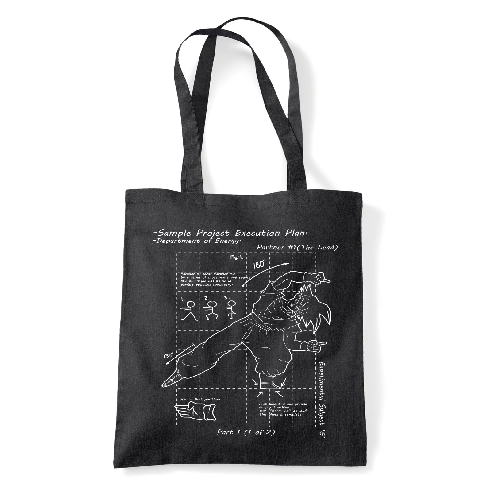 son goku dragon ball Fekete Shopper Vászontáska