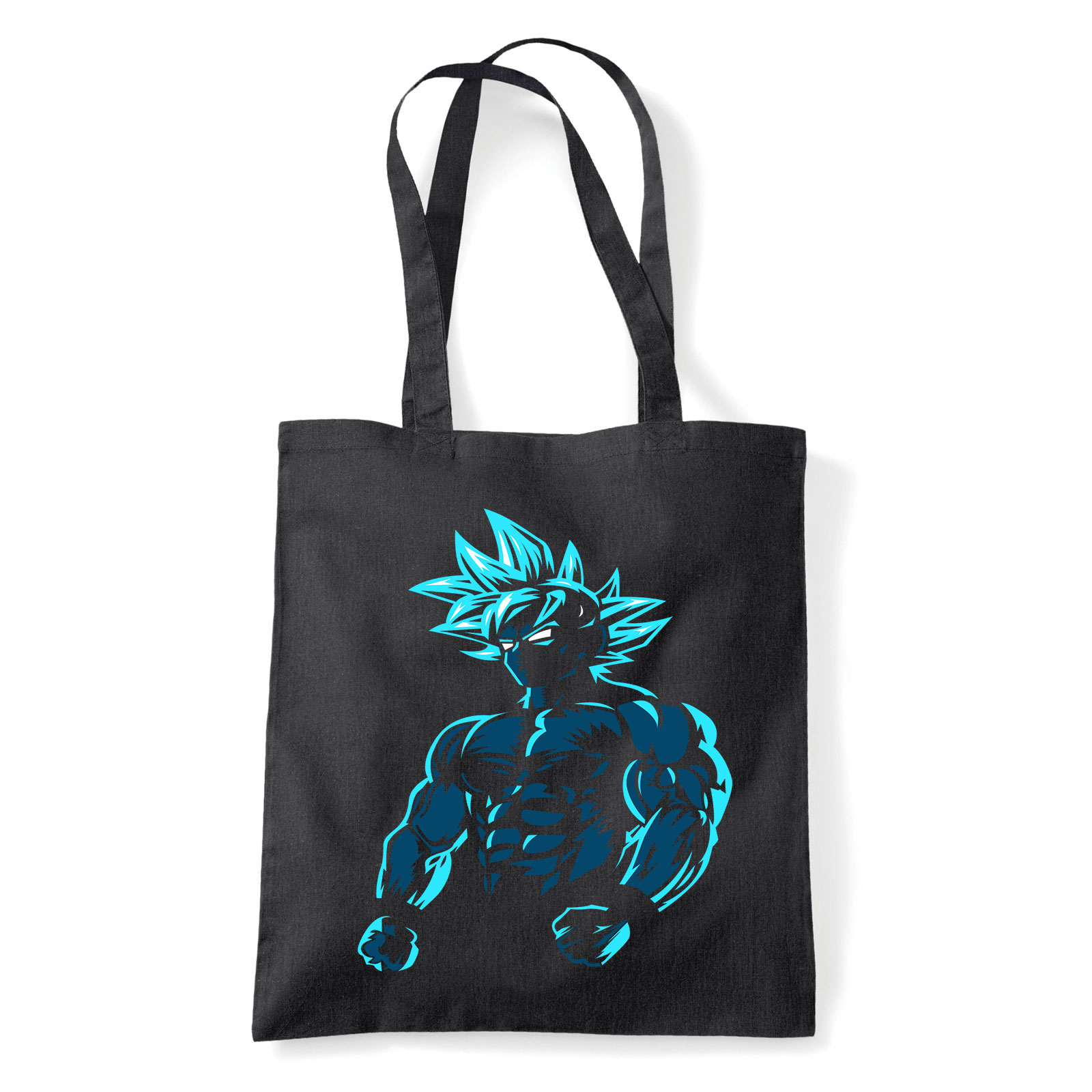 son goku dragon ball Fekete Shopper Vászontáska