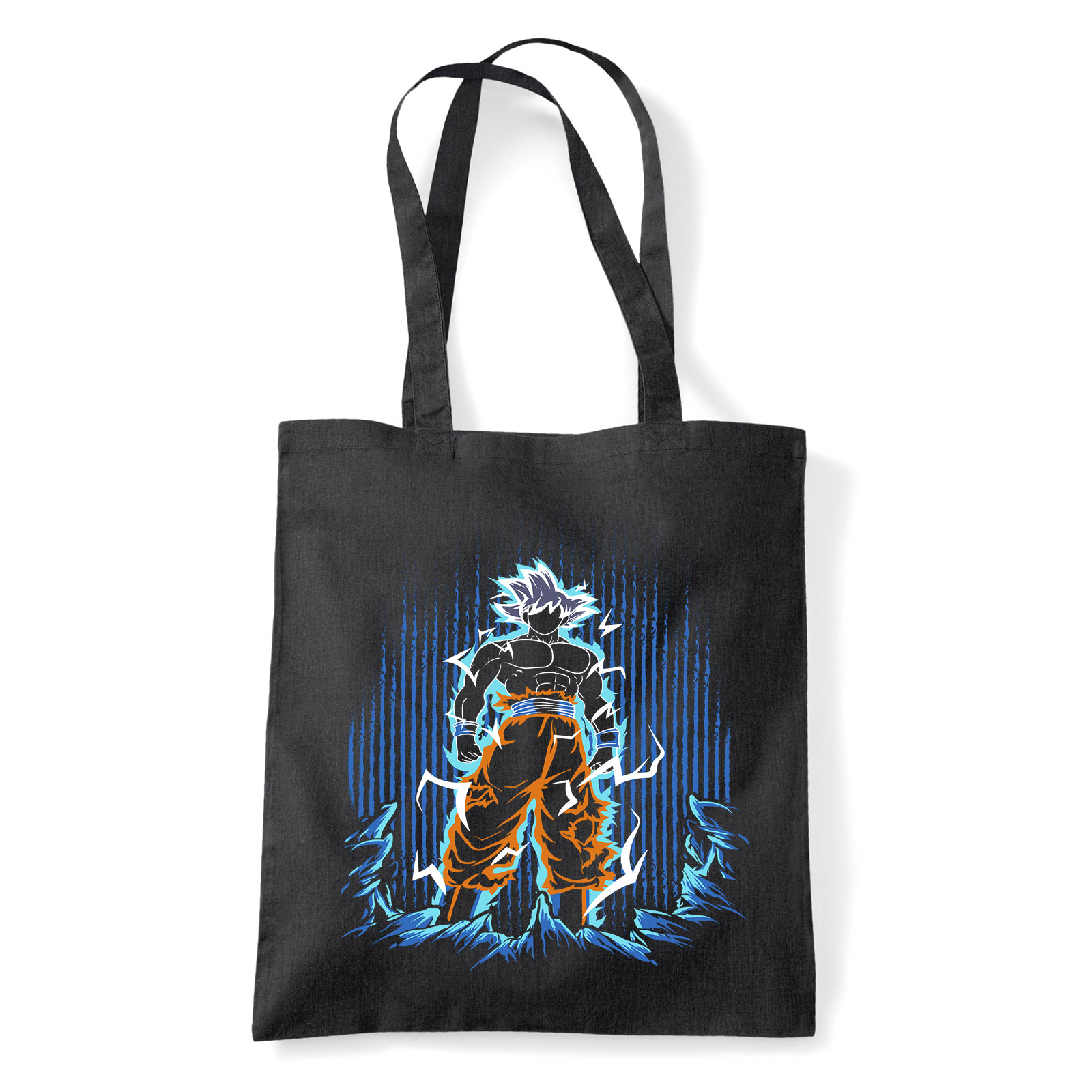 son goku dragon ball Fekete Shopper Vászontáska