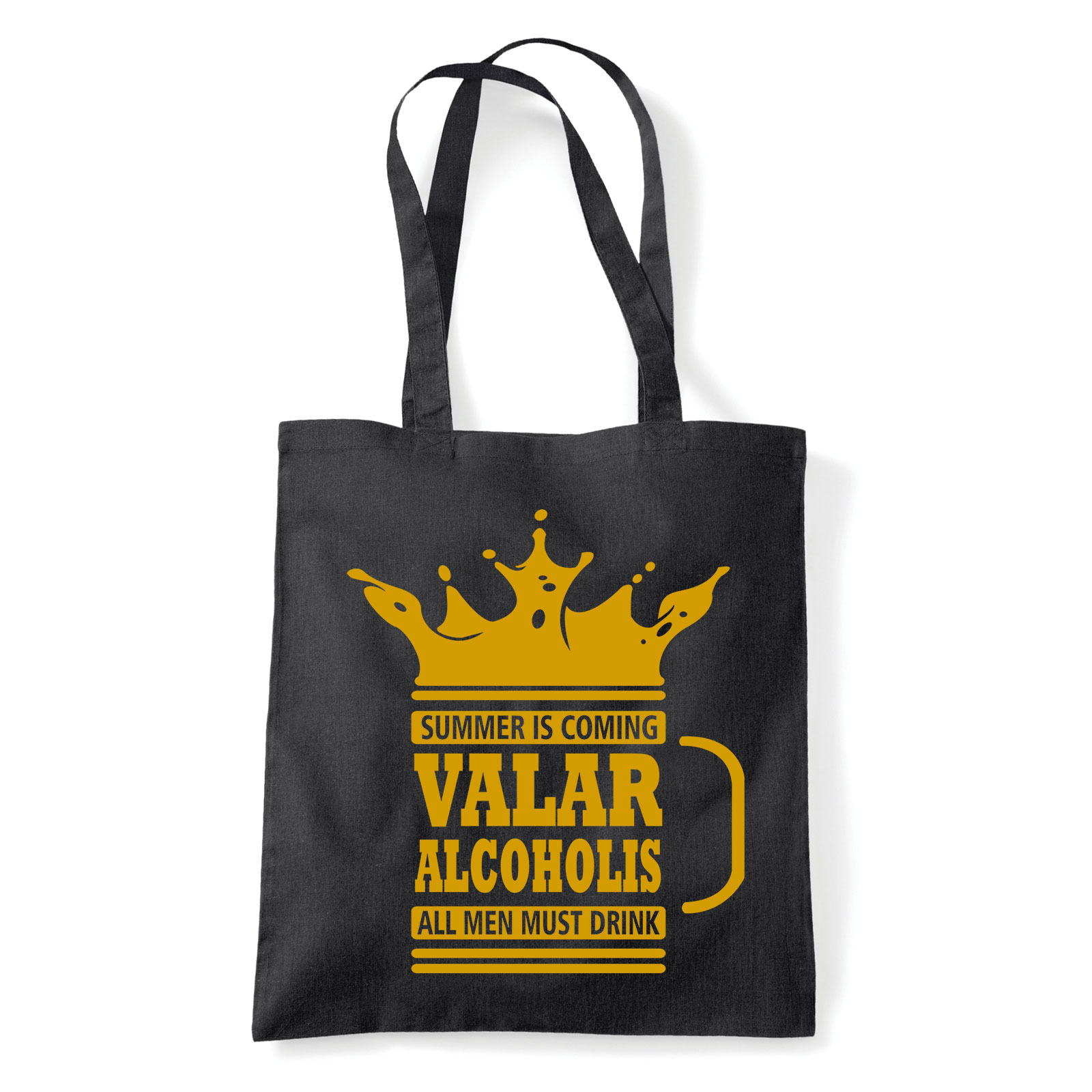 sör alkohol alcohol Fekete Shopper Vászontáska