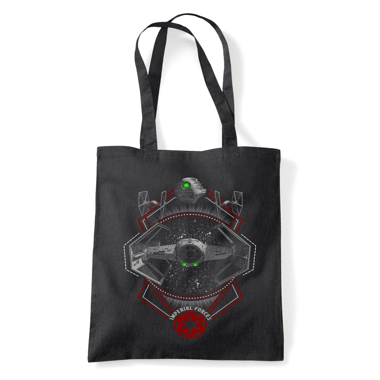 star wars tie fighter Fekete Shopper Vászontáska