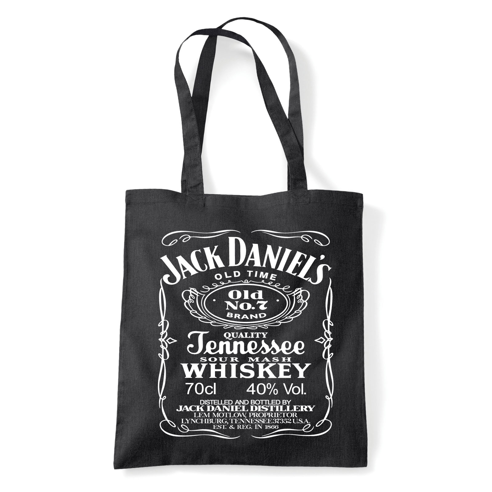 jack daniels jack daniel's Fekete Shopper Vászontáska
