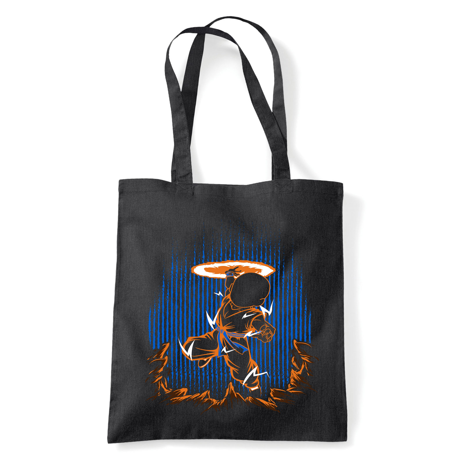 dragon ball krillin Fekete Shopper Vászontáska