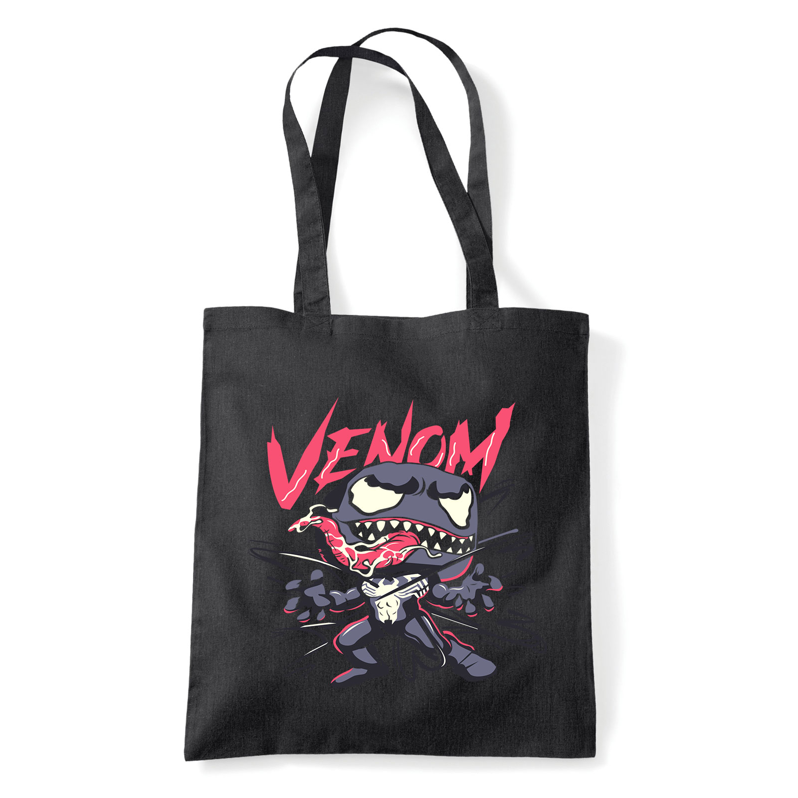 venom méreg Fekete Shopper Vászontáska