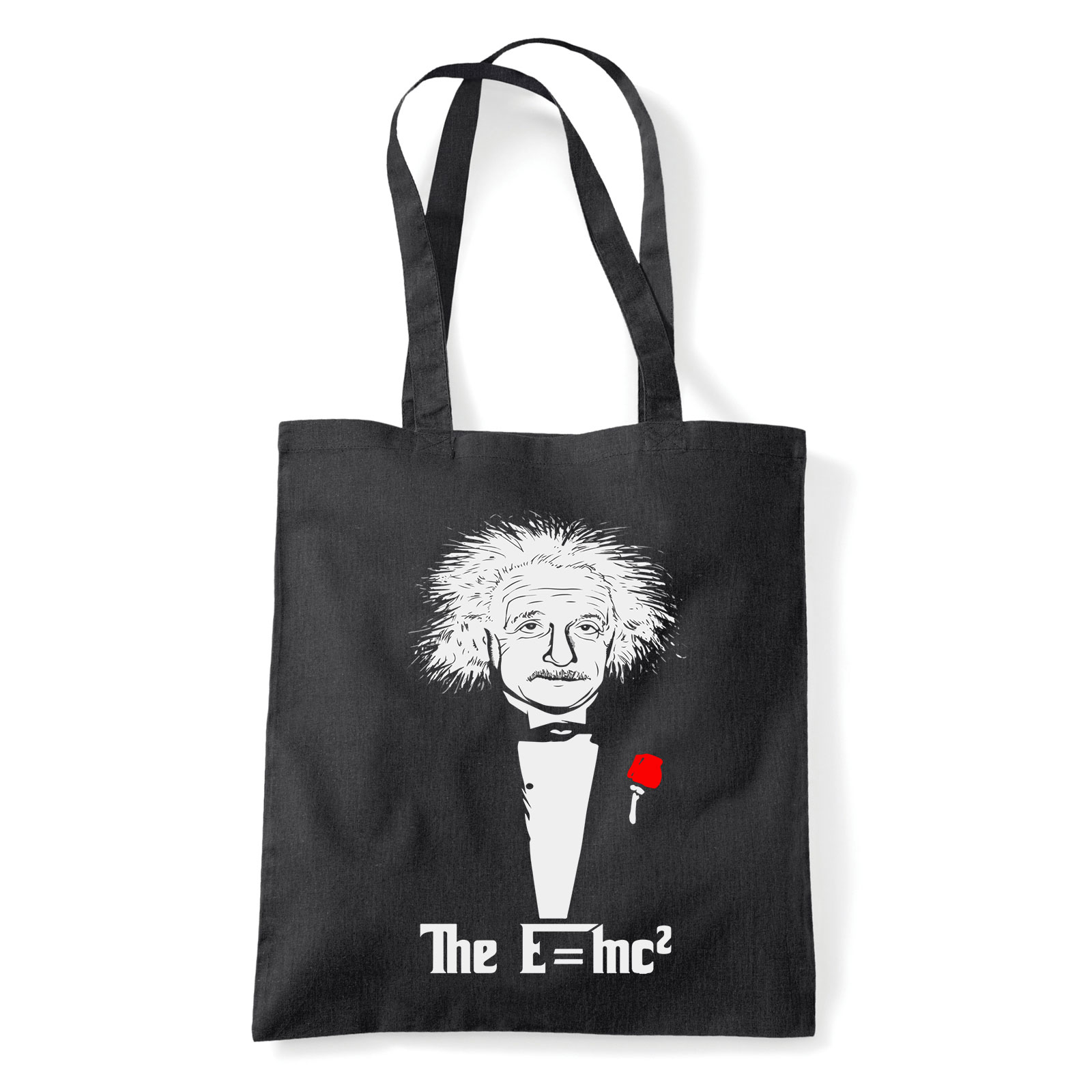 albert einstein Fekete Shopper Vászontáska