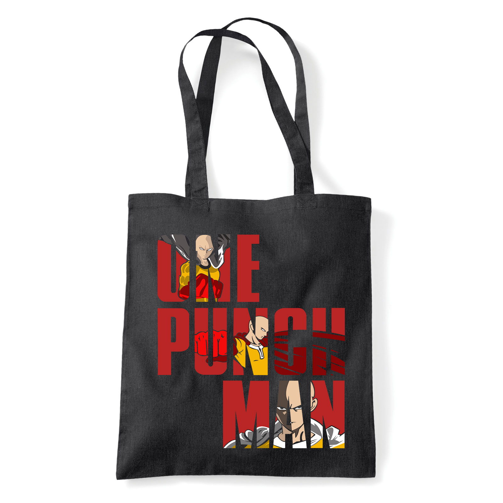 one punch man Fekete Shopper Vászontáska