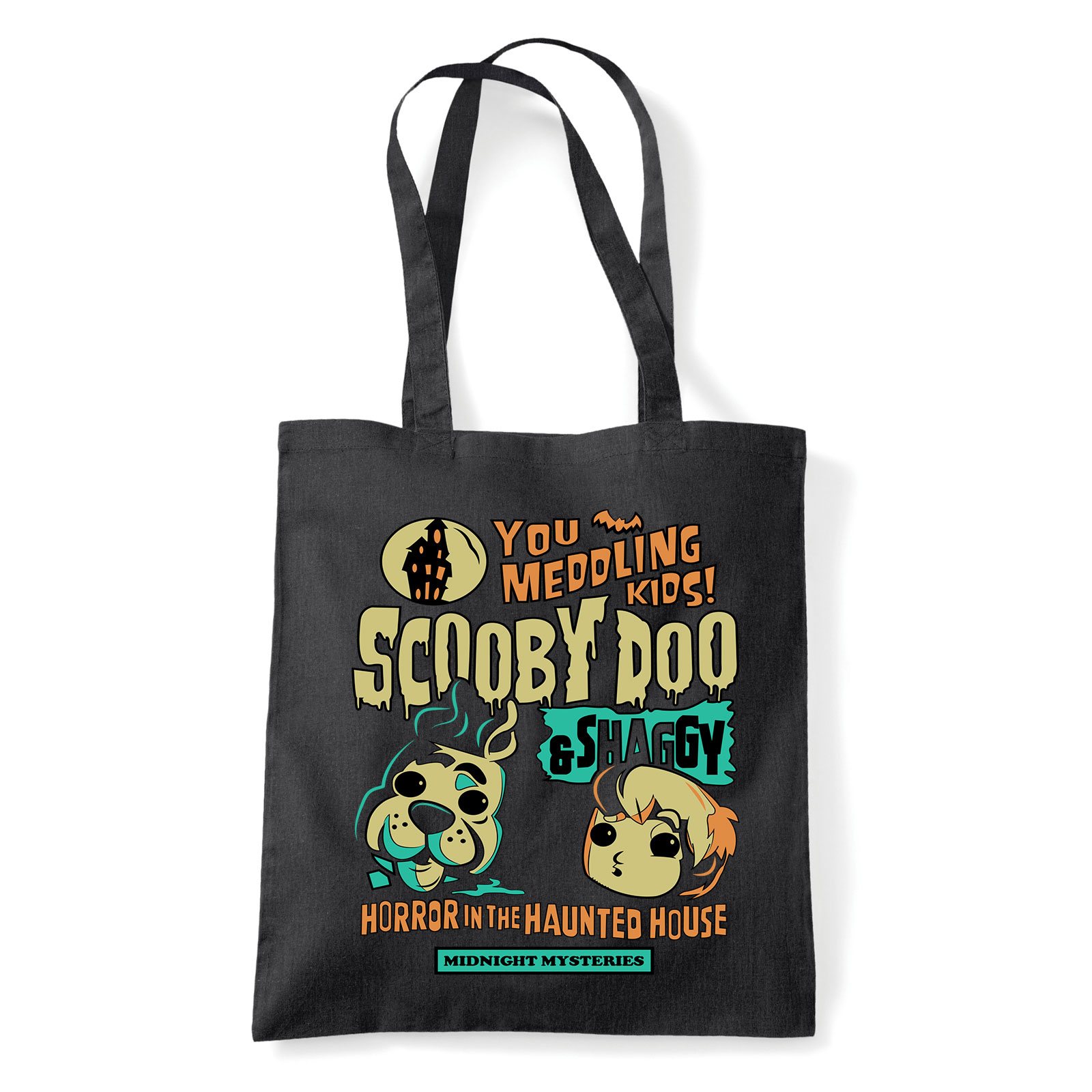 Scooby Doo Fekete Shopper Vászontáska