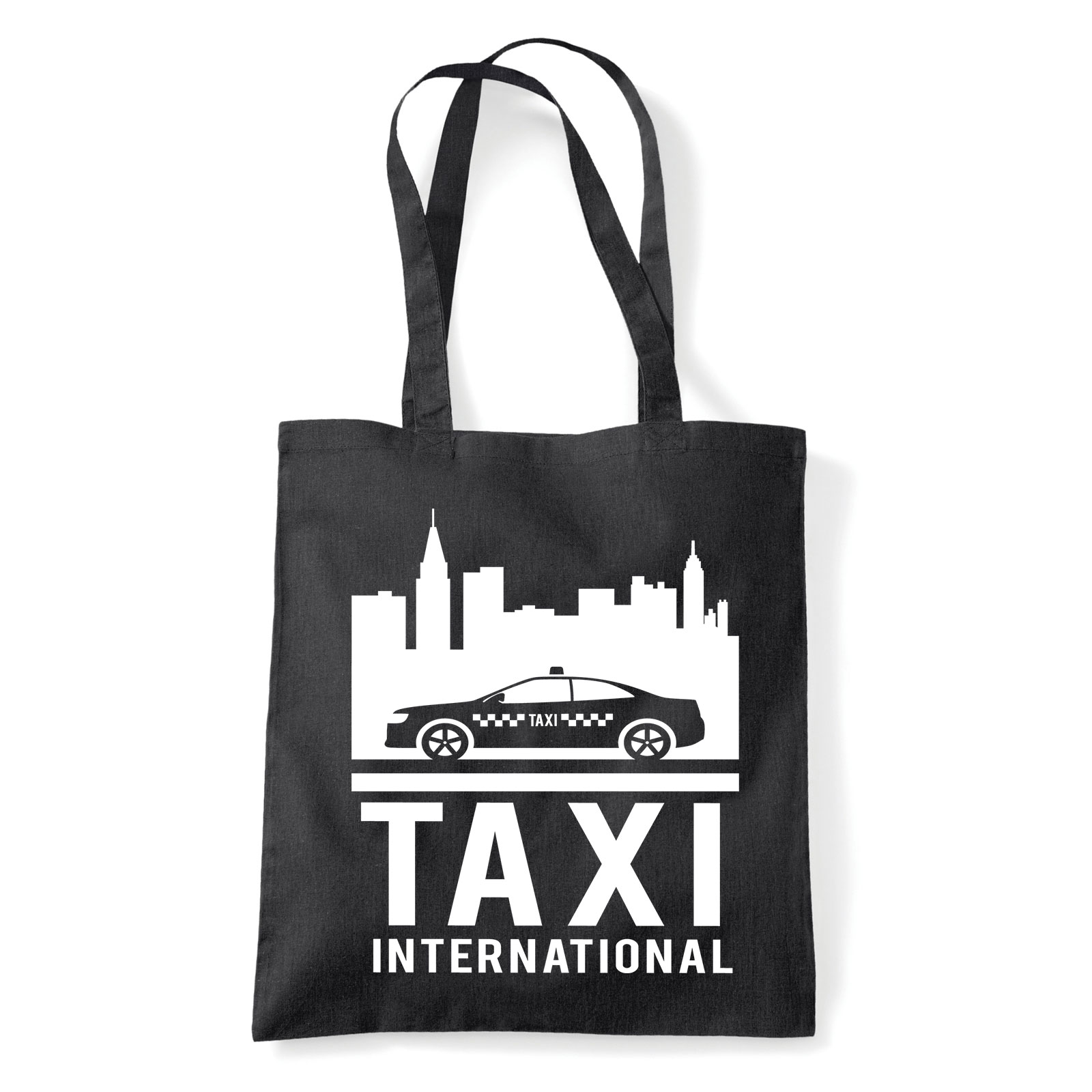 Taxis taxi Fekete Shopper Vászontáska