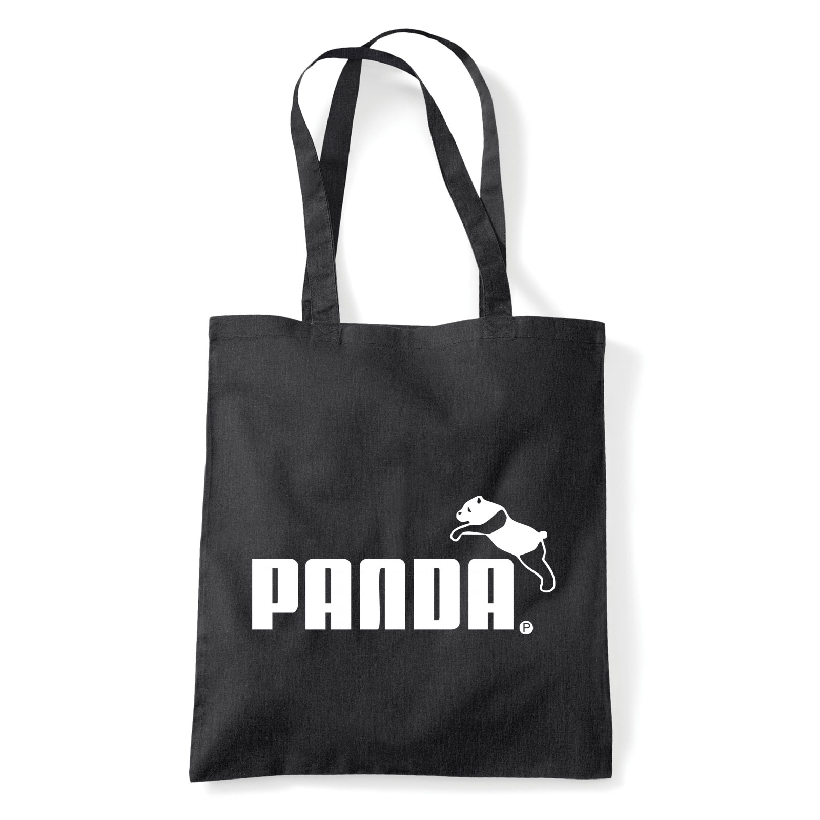 Panda Fekete Shopper Vászontáska