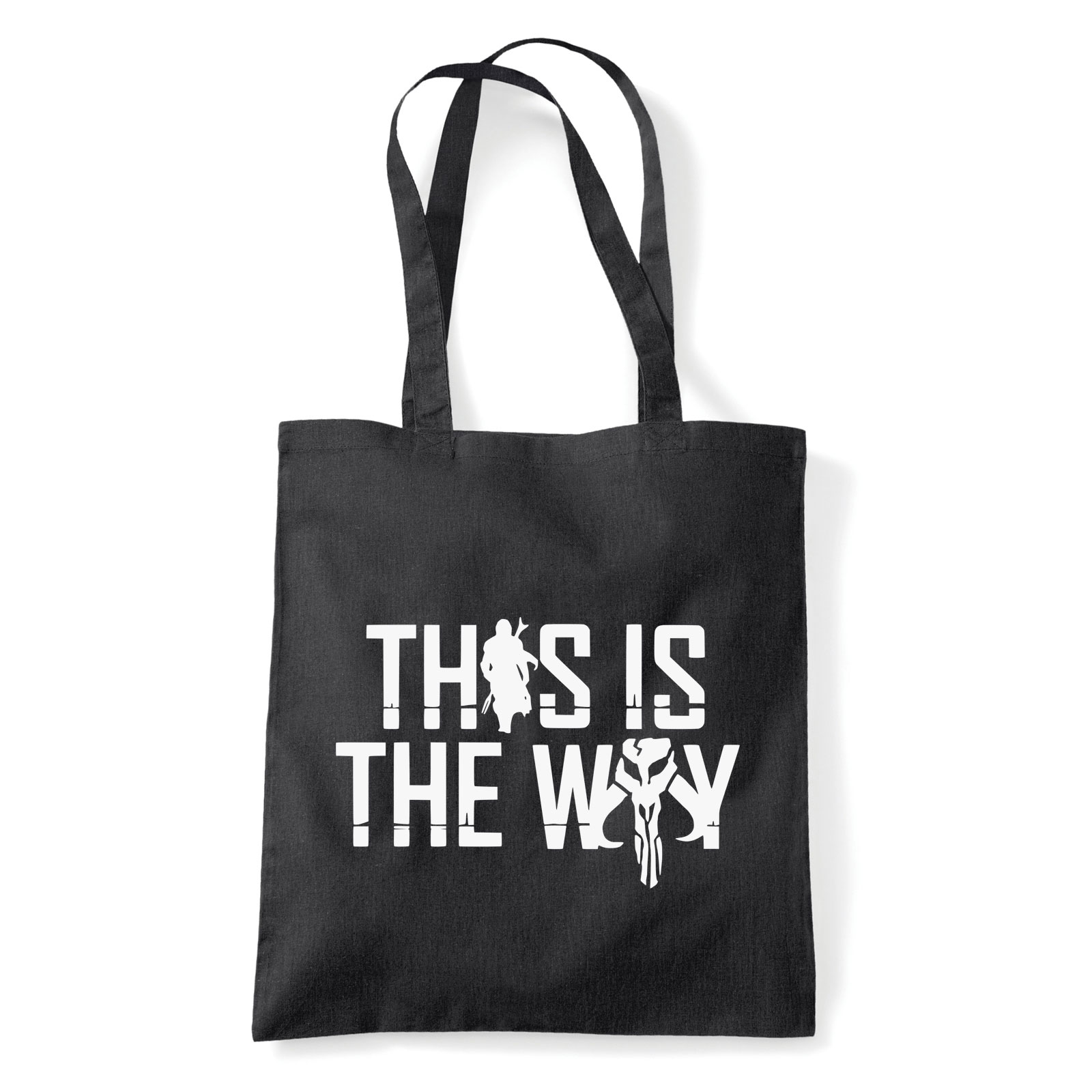 The Mandalorian Fekete Shopper Vászontáska