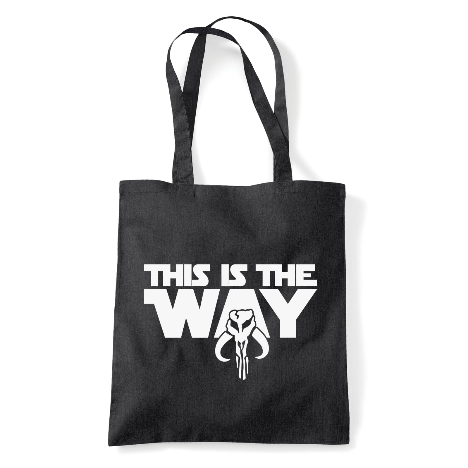 A Mandalorian Fekete Shopper Vászontáska
