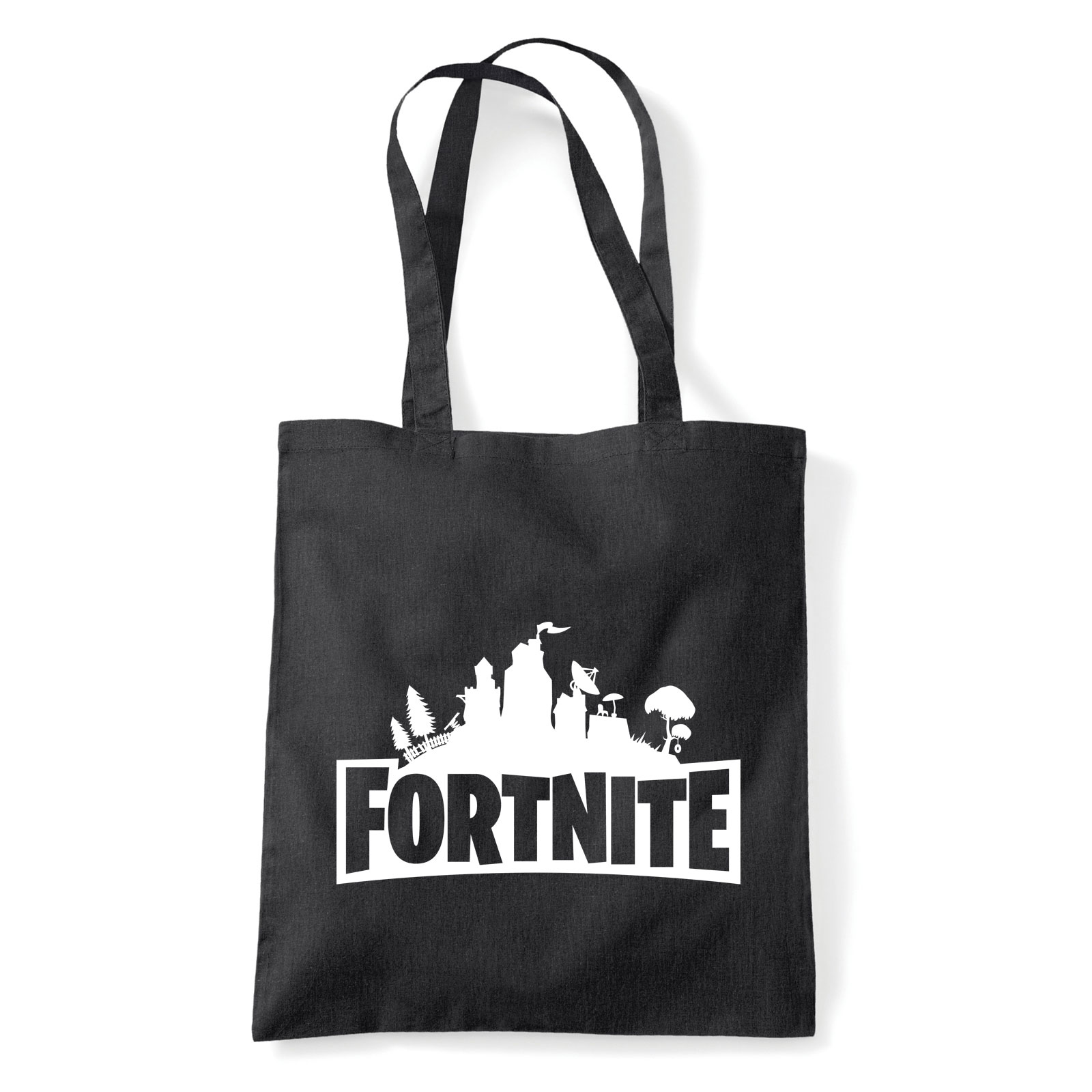 Fortnite Fekete Shopper Vászontáska