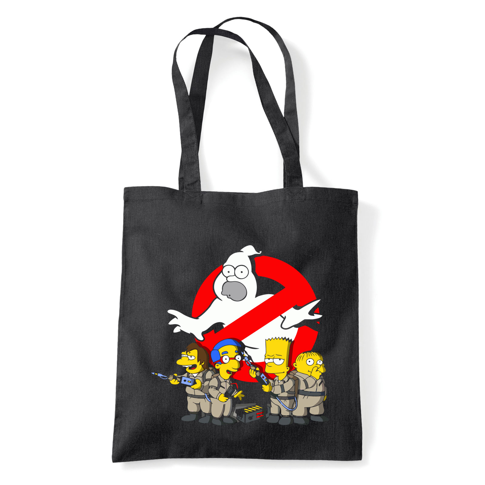 Homer Simpson Simpsons Család Fekete Shopper Vászontáska